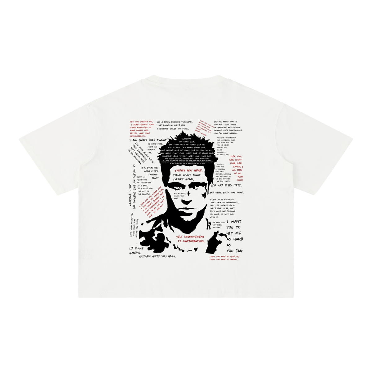 Fight Club  | Vintage Mineral Wash Boxy T-Shirt | ILYRIANEDGE