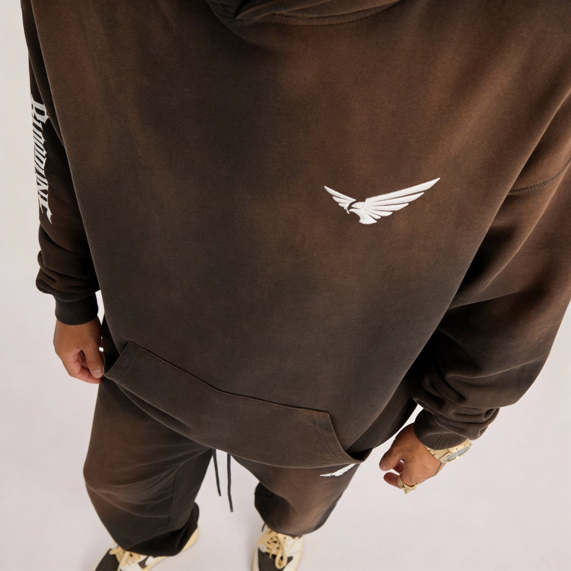 Bloodline 2.0 - 400GSM Unisex Super Heavyweight Sun Faded Hoodie