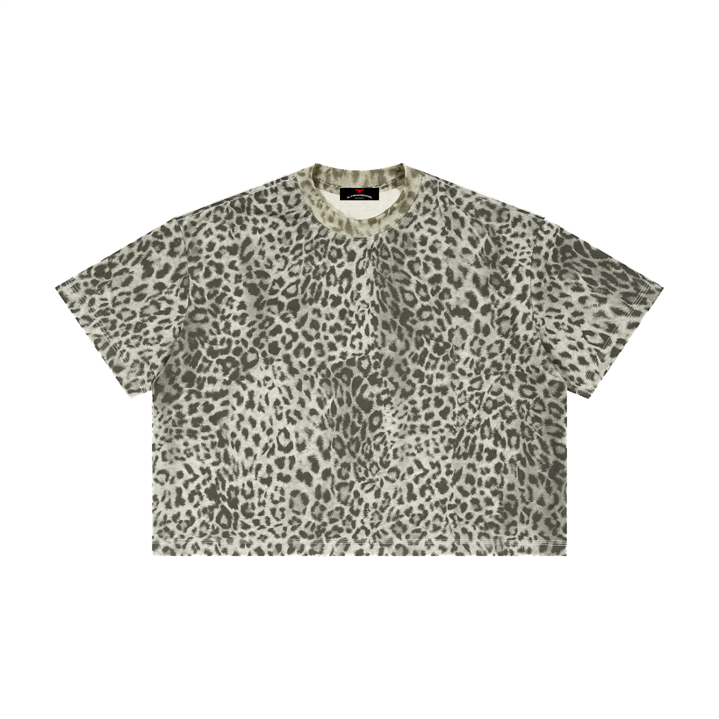 Wild Instinct | Leopard Print Boxy Oversized Tee | ILYRIANEDGE