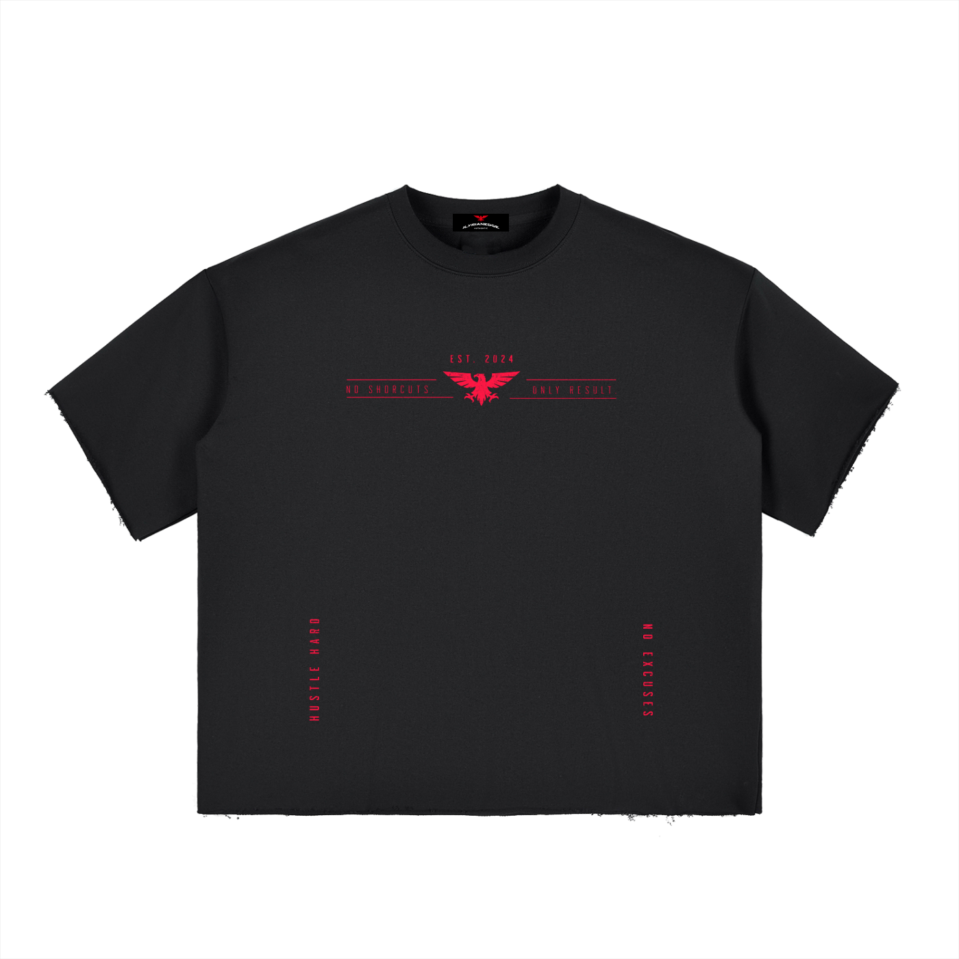 Golden Time | Heavyweight Boxy Raw Edge T-Shirt | ILYRIANEDGE