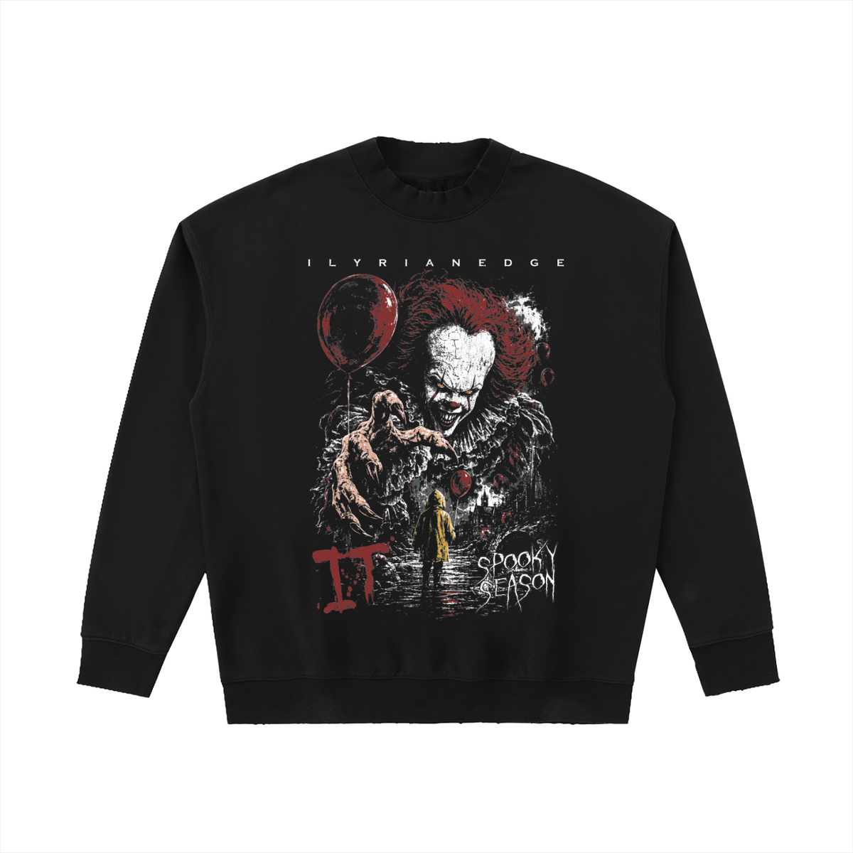 Nightmare Circus| 350GSM Oversized Crewneck Sweatshirt | ILYRIANEDGE
