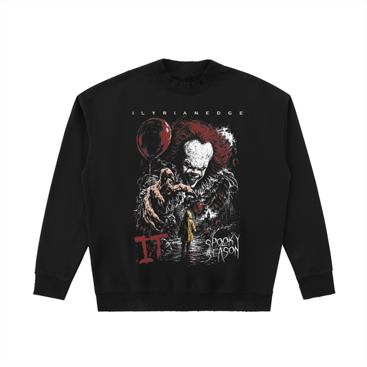 Nightmare Circus| 350GSM Oversized Crewneck Sweatshirt | ILYRIANEDGE