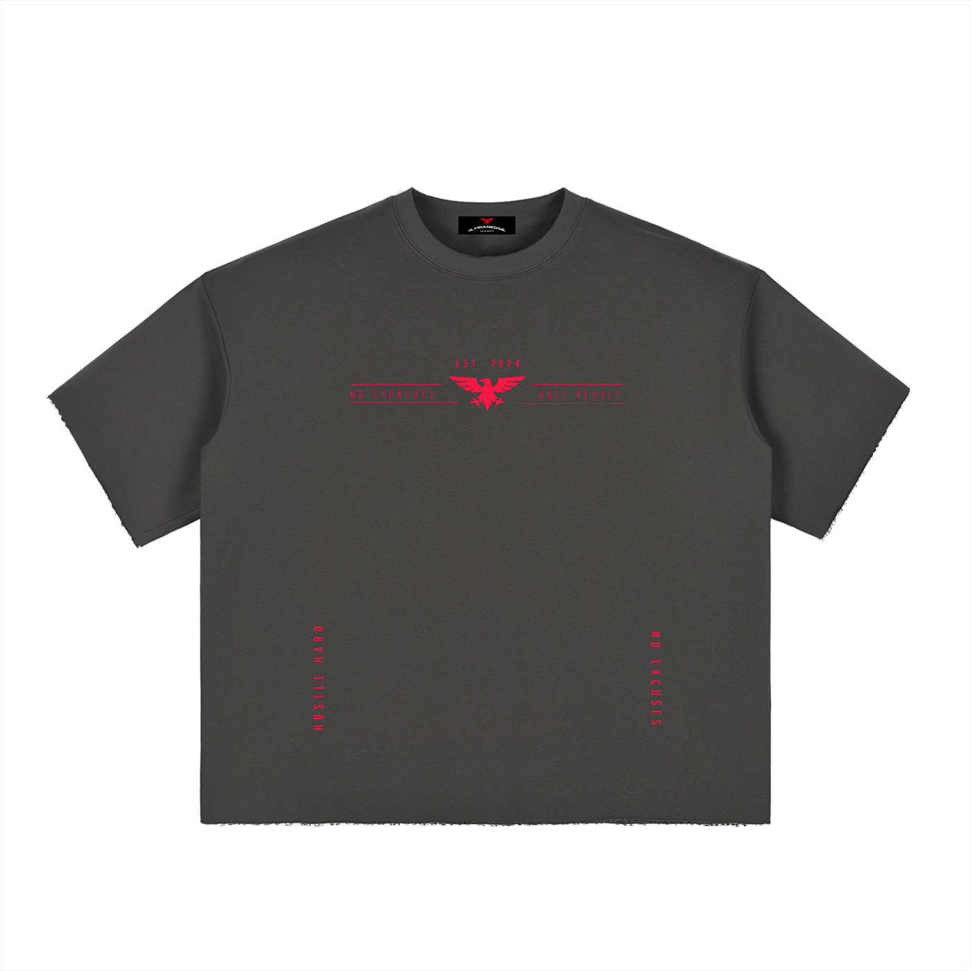 Golden Time | Heavyweight Boxy Raw Edge T-Shirt | ILYRIANEDGE
