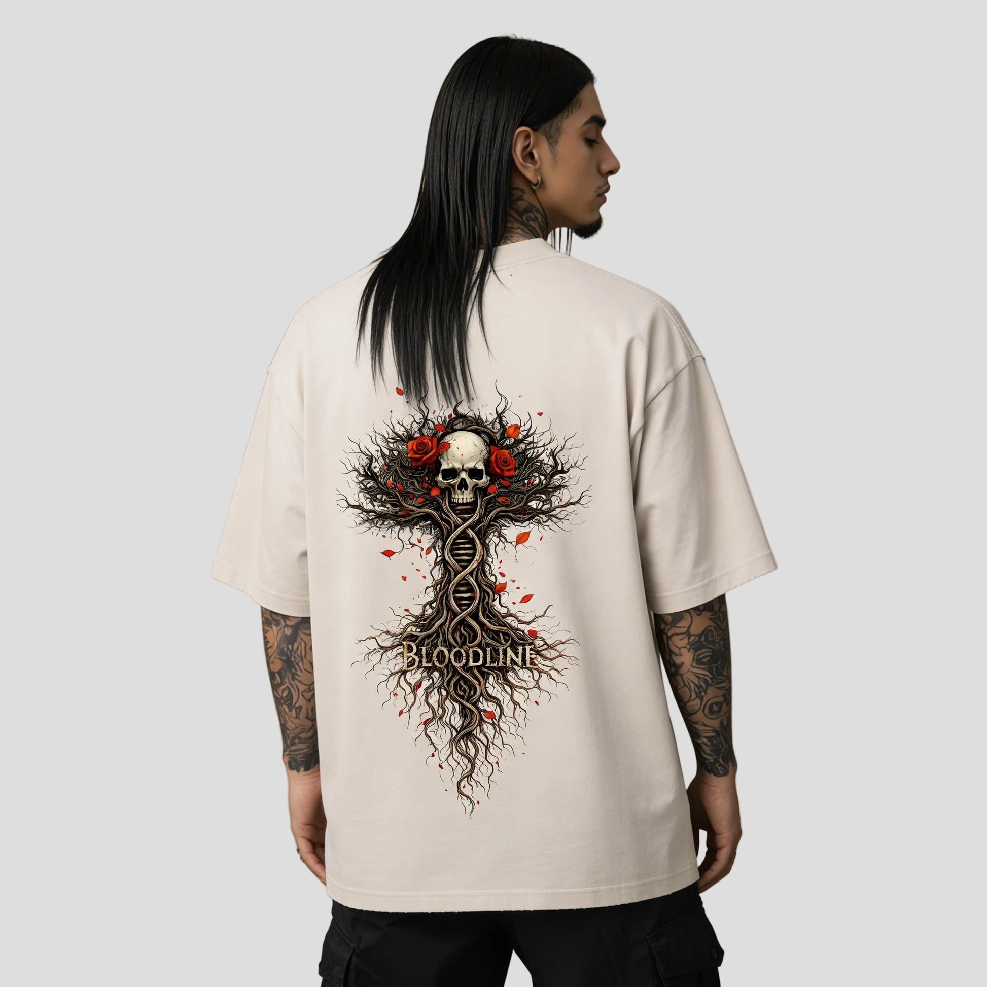 Bloodline Roots | Boxy Sun-Faded Tee | ILYRIANEDGE