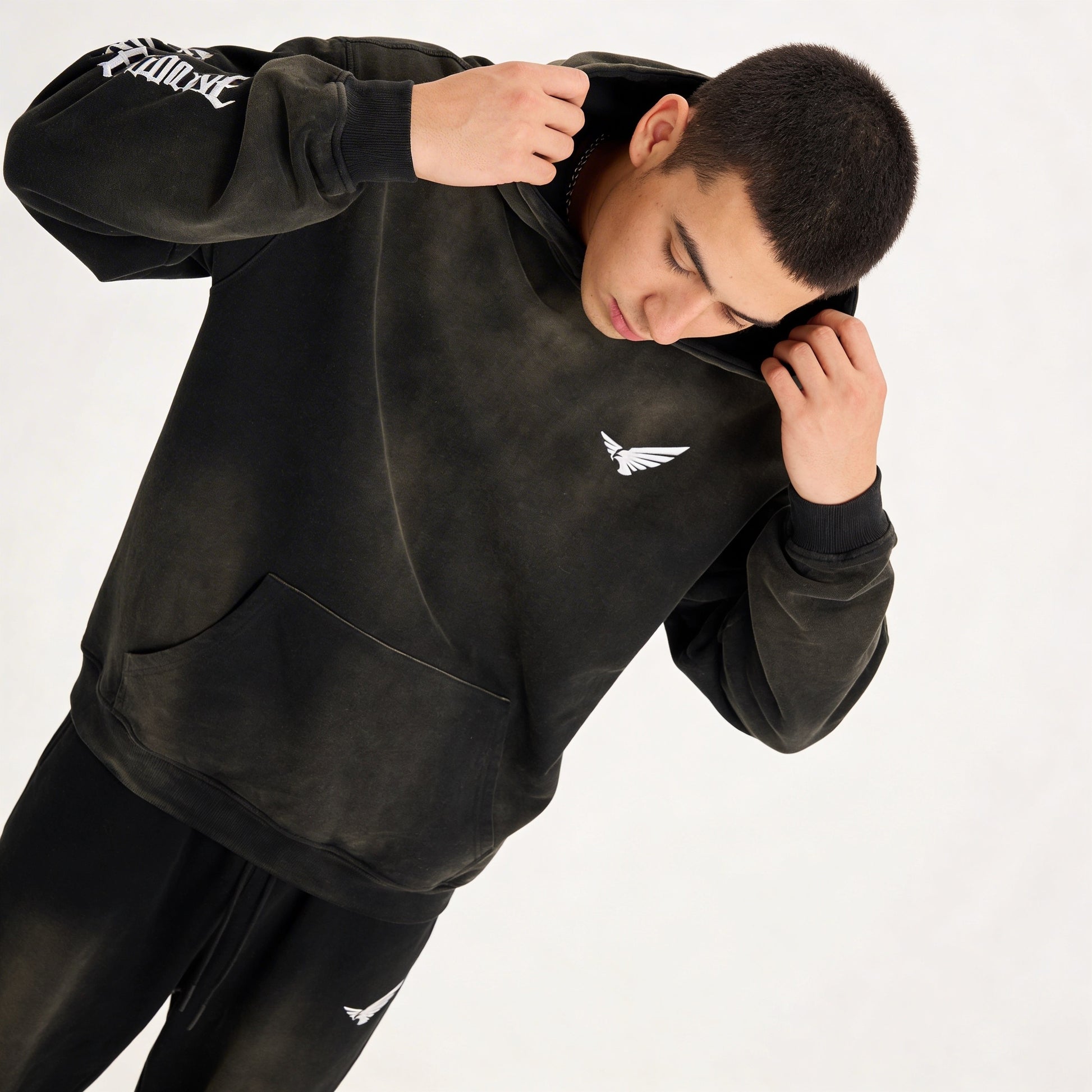 Bloodline 2.0 - 400GSM Unisex Super Heavyweight Sun Faded Hoodie