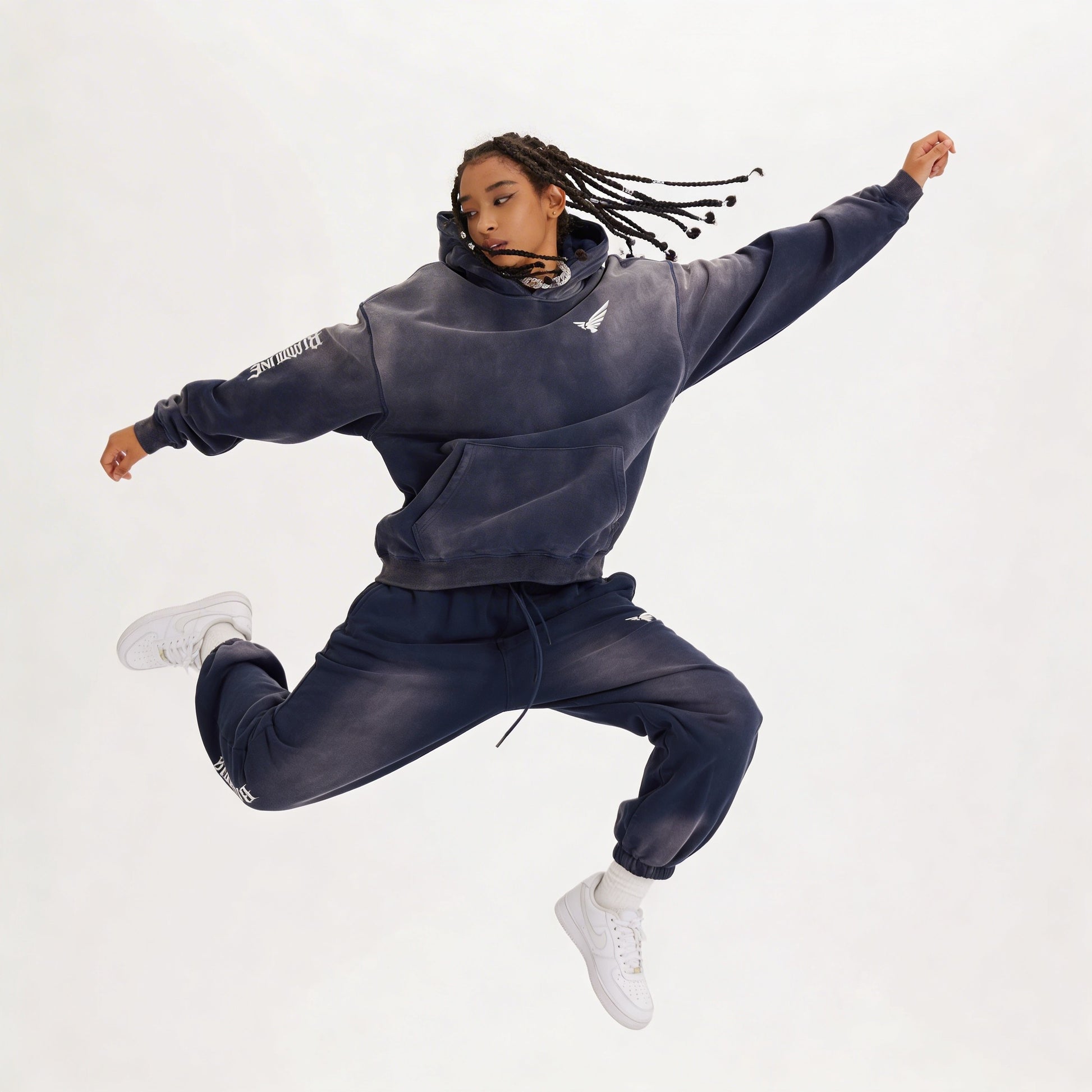 Bloodline 2.0 - 400GSM Unisex Super Heavyweight Sun Faded Hoodie