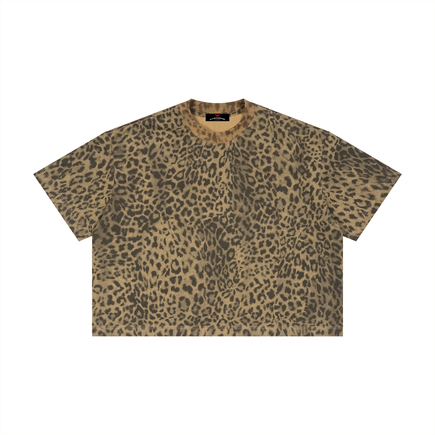 Wild Instinct | Leopard Print Boxy Oversized Tee | ILYRIANEDGE