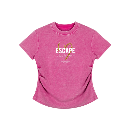 Escape | Vintage Washed Bodycon Tee | ILYRIANEDGE