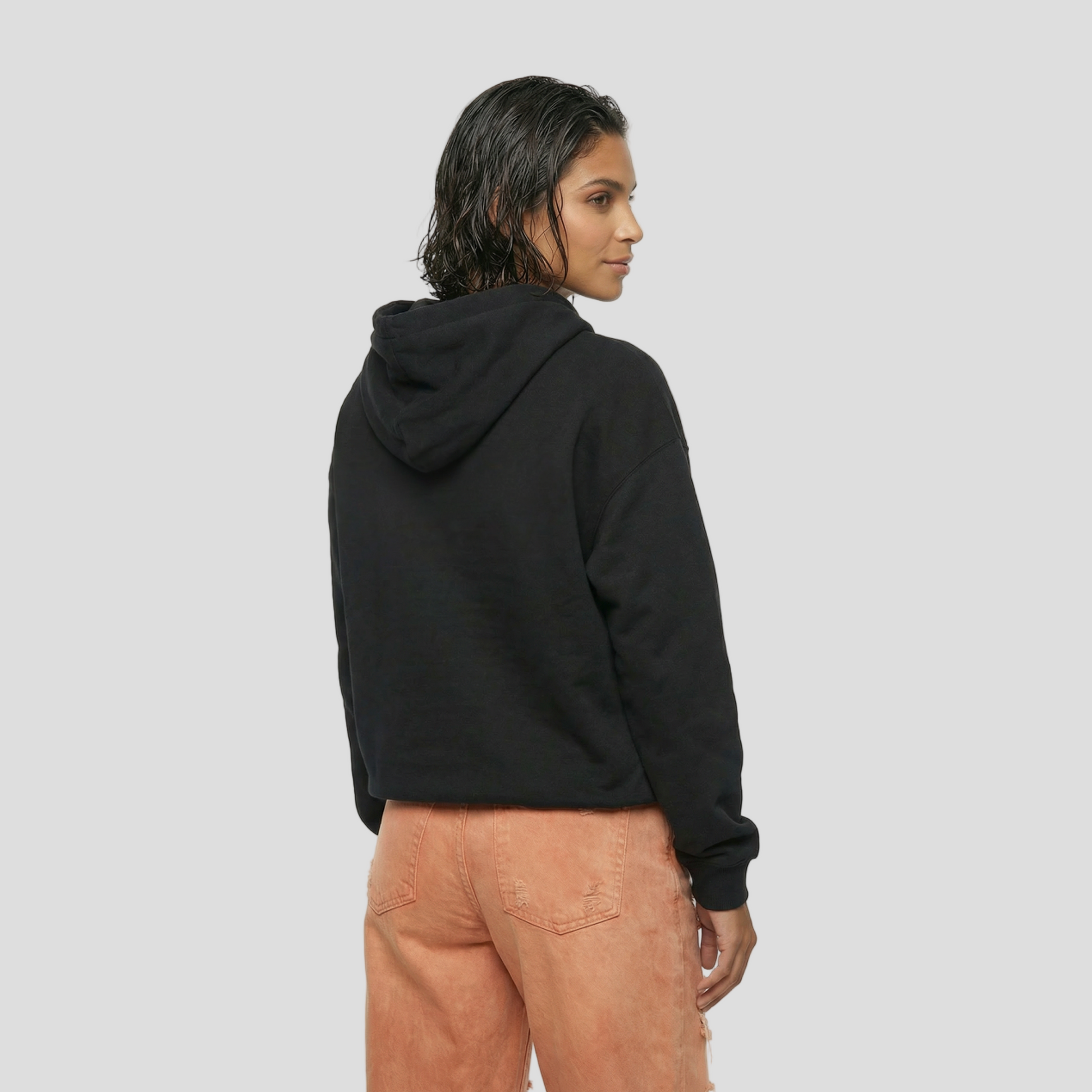 Flowers | Boxy Brushed Fleece Hoodie | ILYRIANEDGE