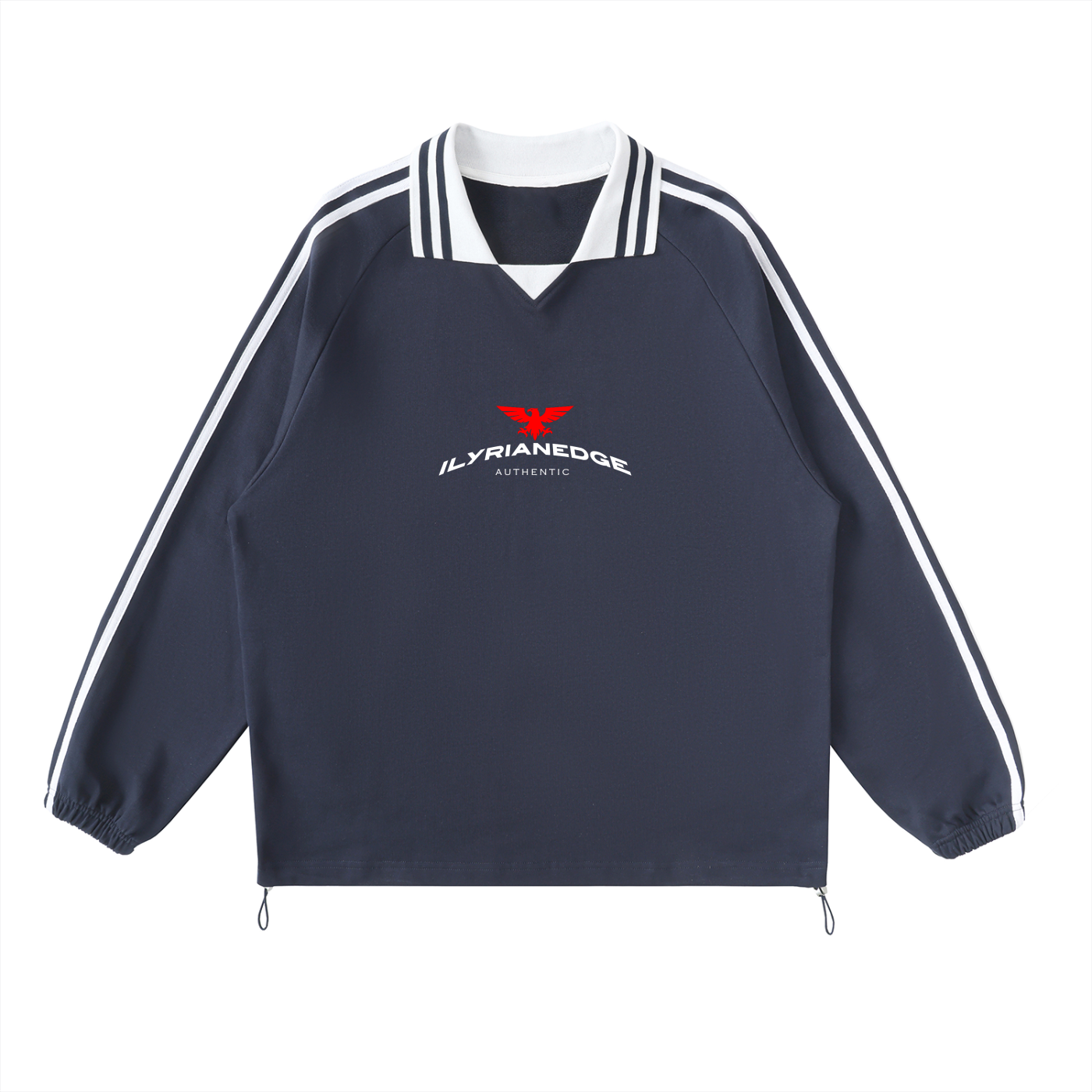 Ilyrianedge | Lapel Collar Sweatshirt | ILYRIANEDGE