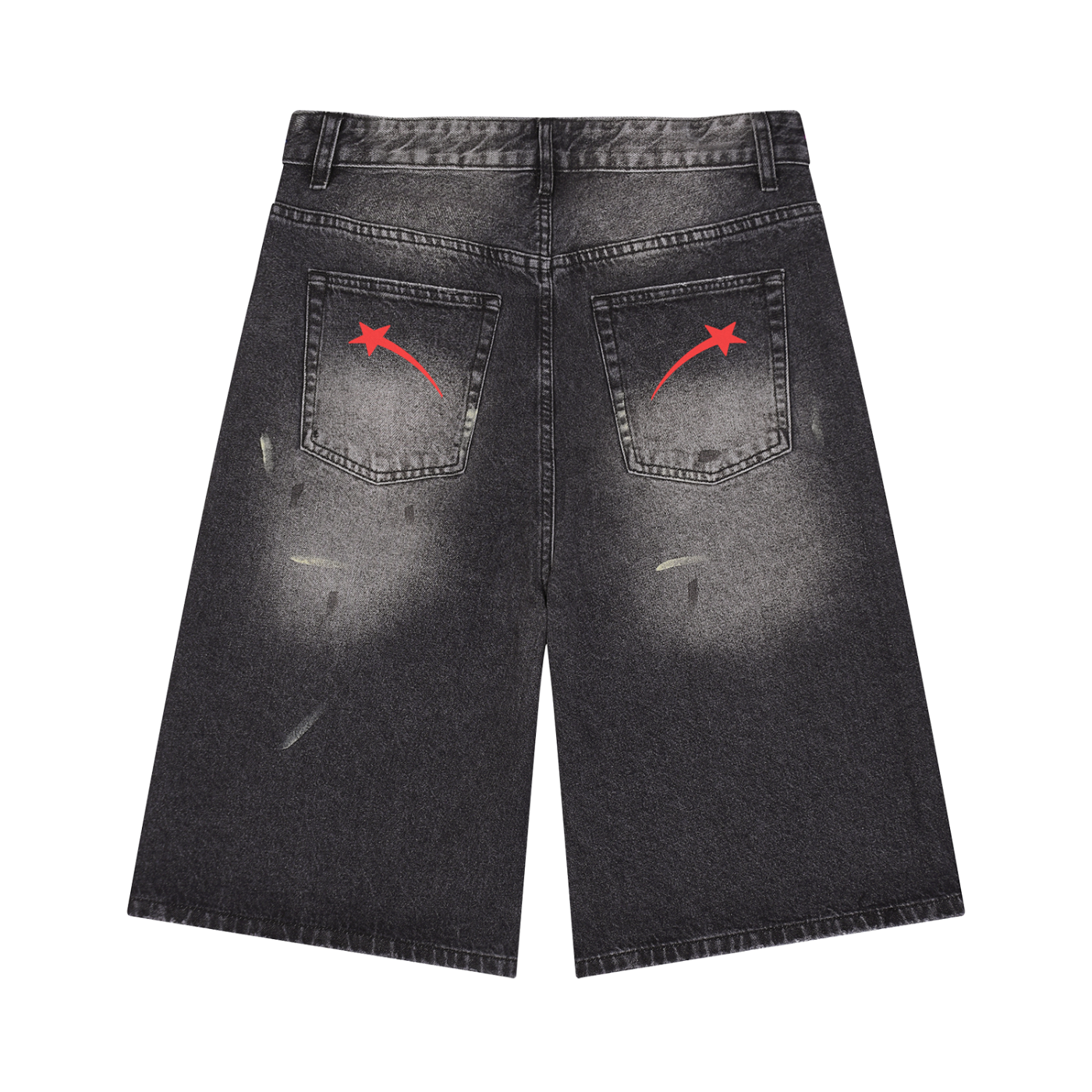 Valiancy |Vintage Wash Wide Leg Denim Shorts | ILYRIANEDGE