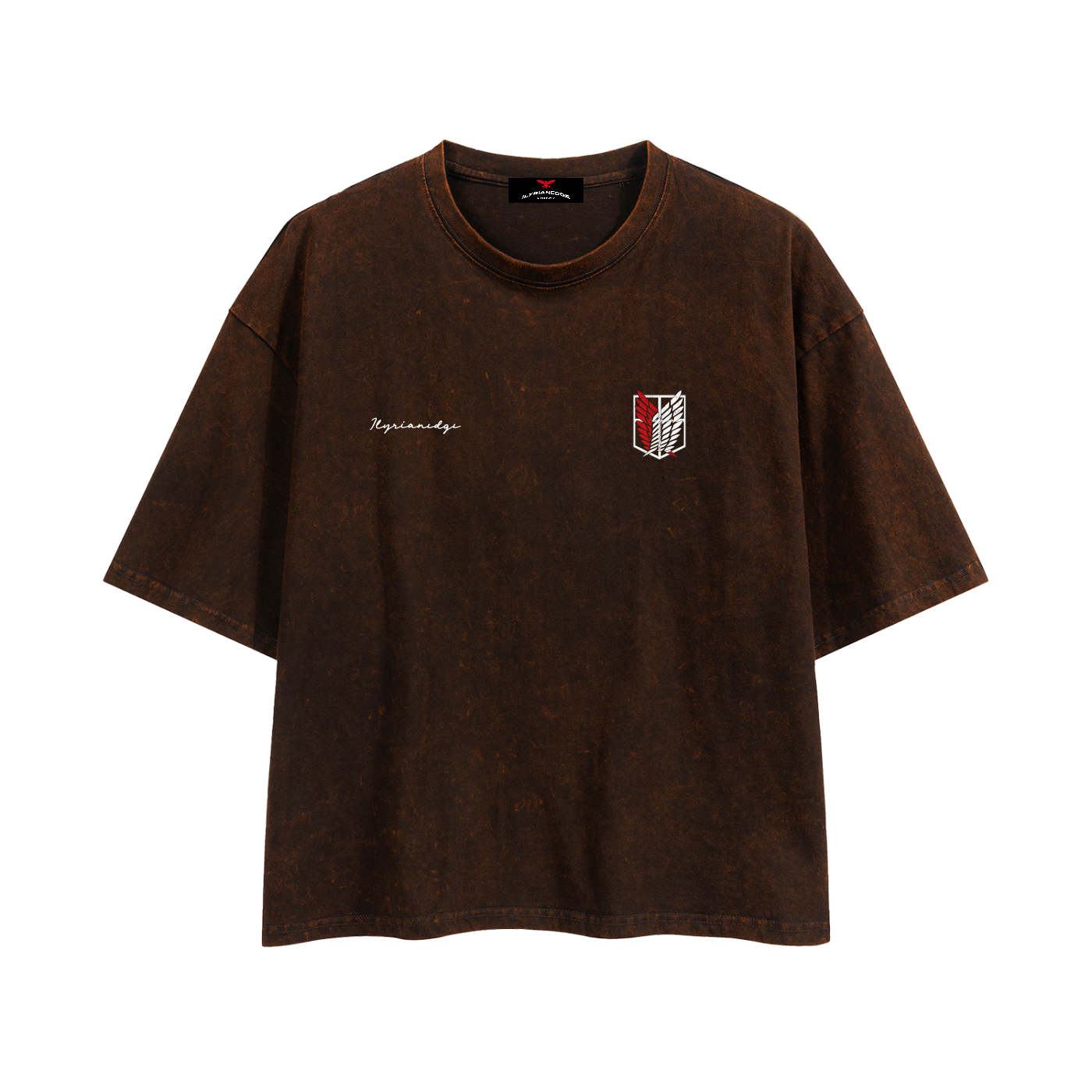 Titan | Mineral Wash Boxy Oversized Vintage Tee | ILYRIANEDGE
