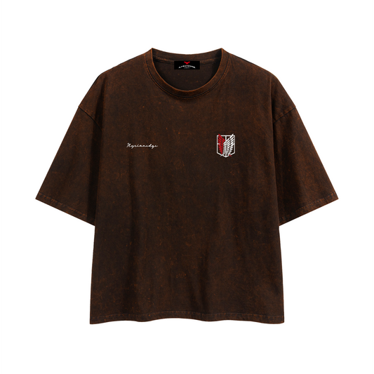 Titan | Mineral Wash Boxy Oversized Vintage Tee | ILYRIANEDGE
