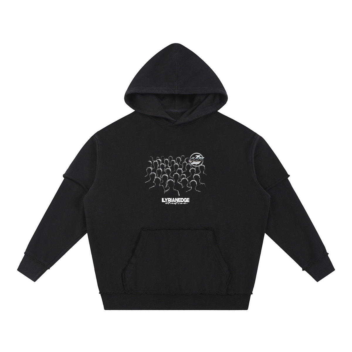 Unfiltered Instinct | Oversized Snow Washed Hoodie | ILYRIANEDGE