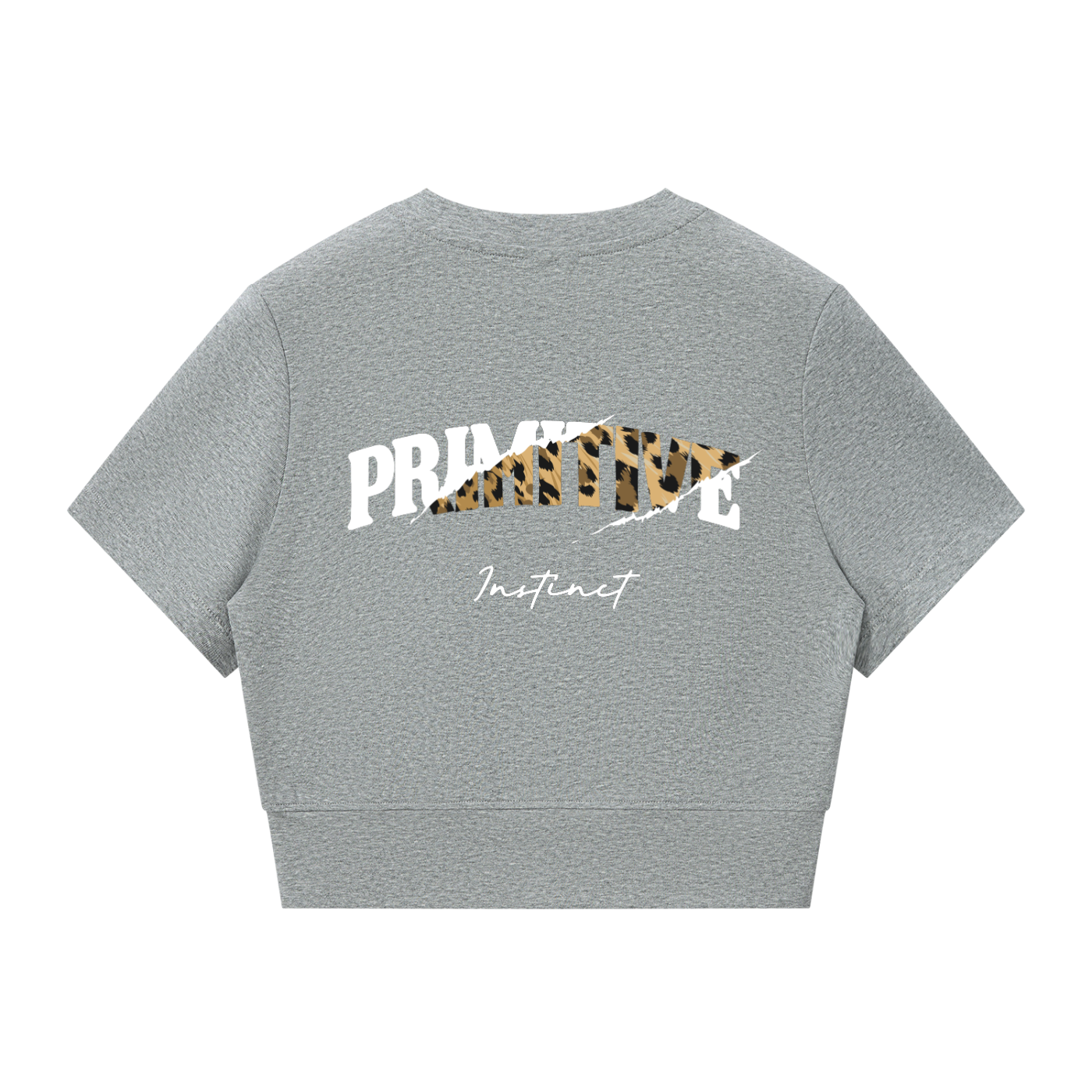 Primitive Instinct | Full Zip Crop T-Shirt | ILYRIANEDGE