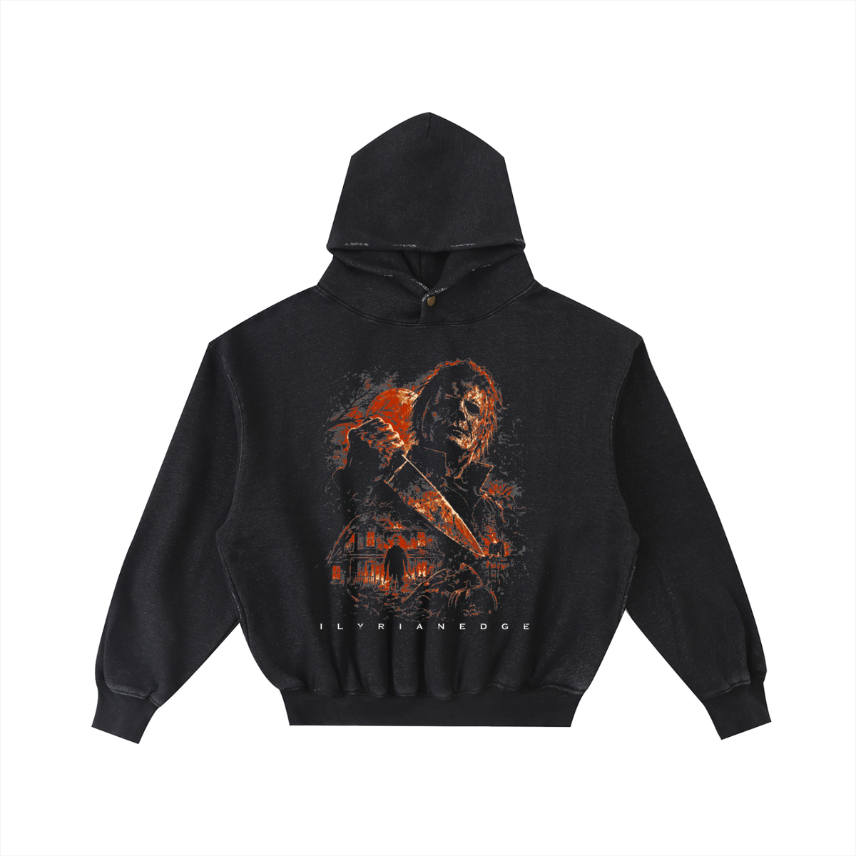 The Curse - Frayed Enzyme Washed Fleece Hoodie