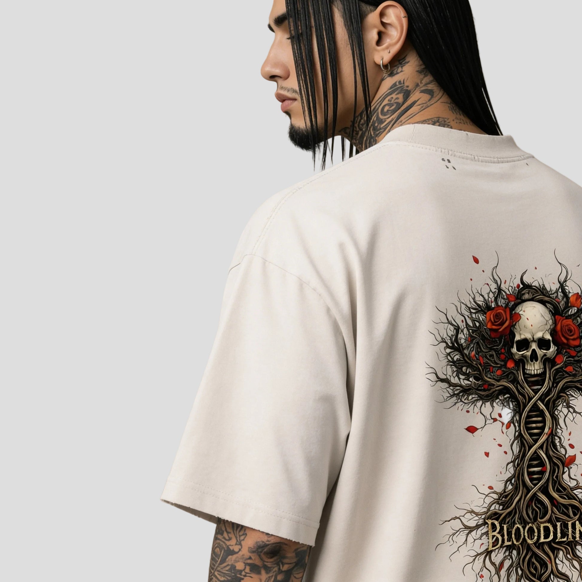 Bloodline Roots | Boxy Sun-Faded Tee | ILYRIANEDGE