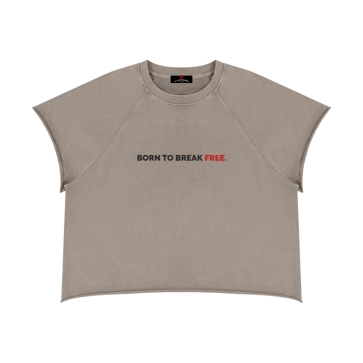 Break Free  | Vintage Wash Raw Edge T-Shirt | ILYRIANEDGE