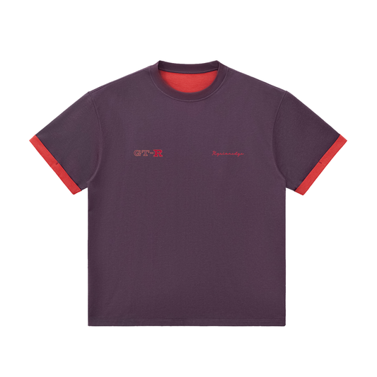 Syndicate - Contrast Cuff Cuffed T-Shirt