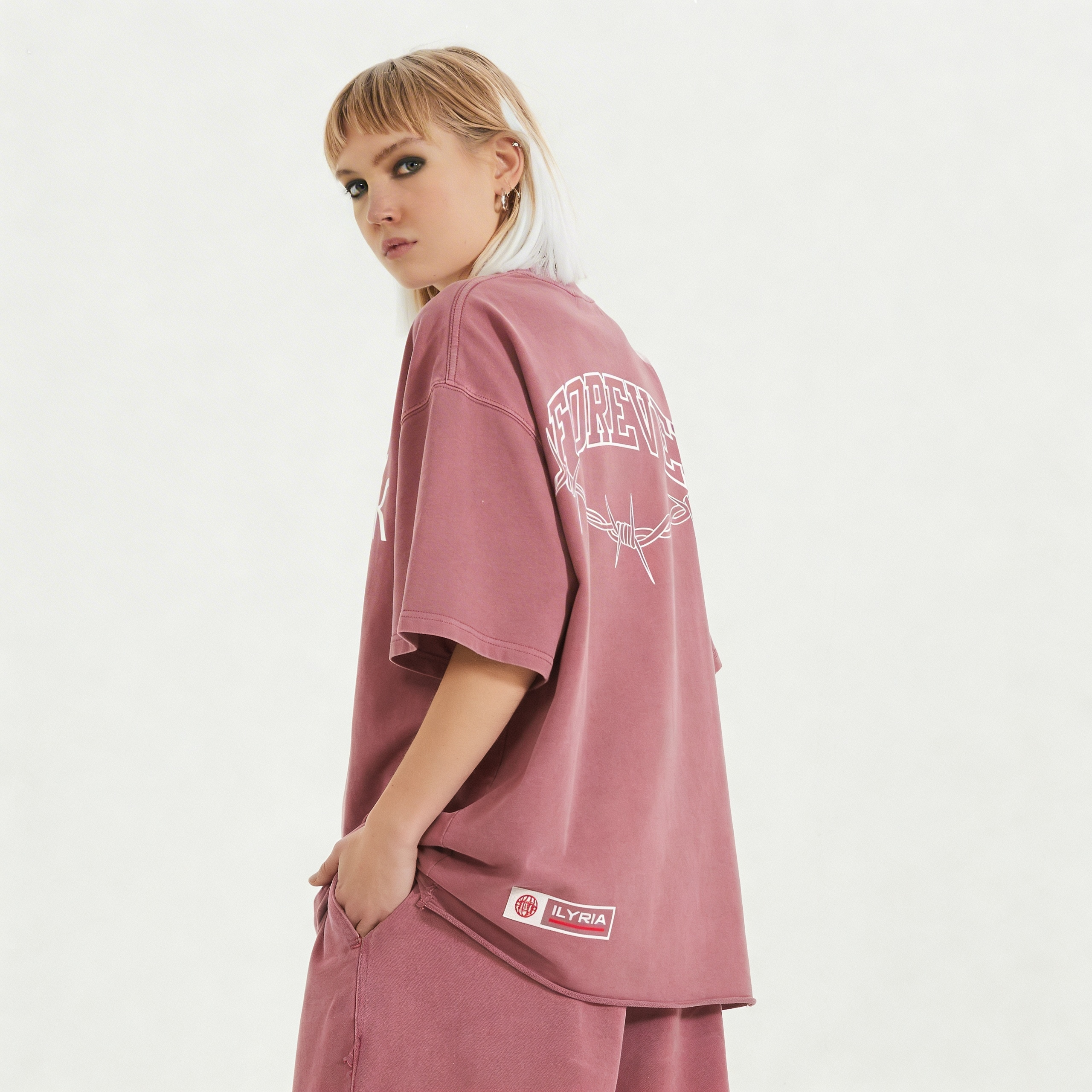 Forever - 260GSM Unisex Faded Raw Hem T-shirt