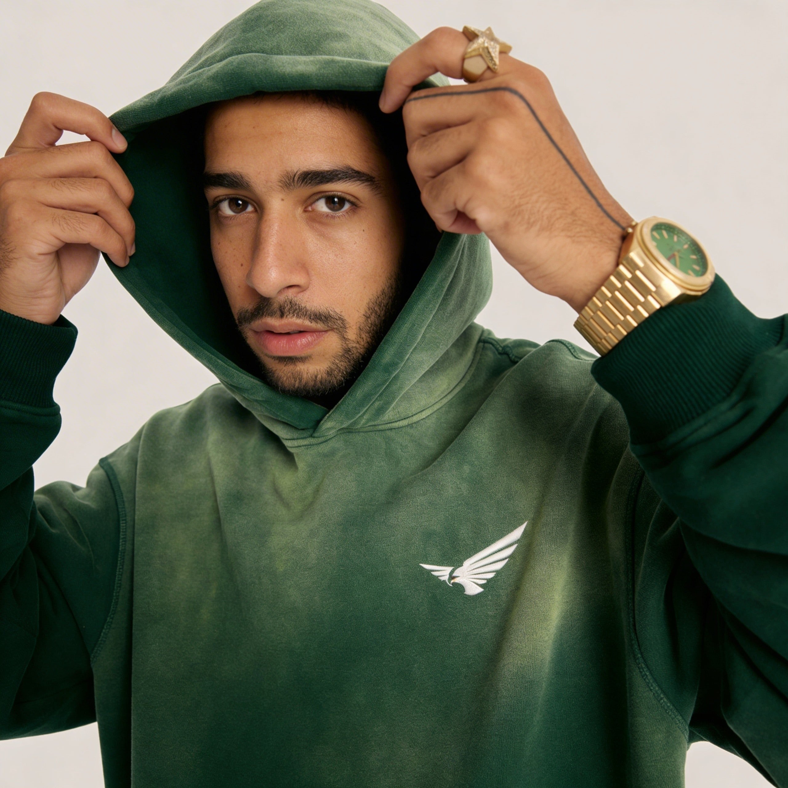 Bloodline 2.0 - 400GSM Unisex Super Heavyweight Sun Faded Hoodie