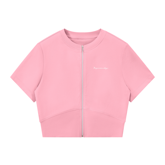 Primitive Instinct | Full Zip Crop T-Shirt | ILYRIANEDGE