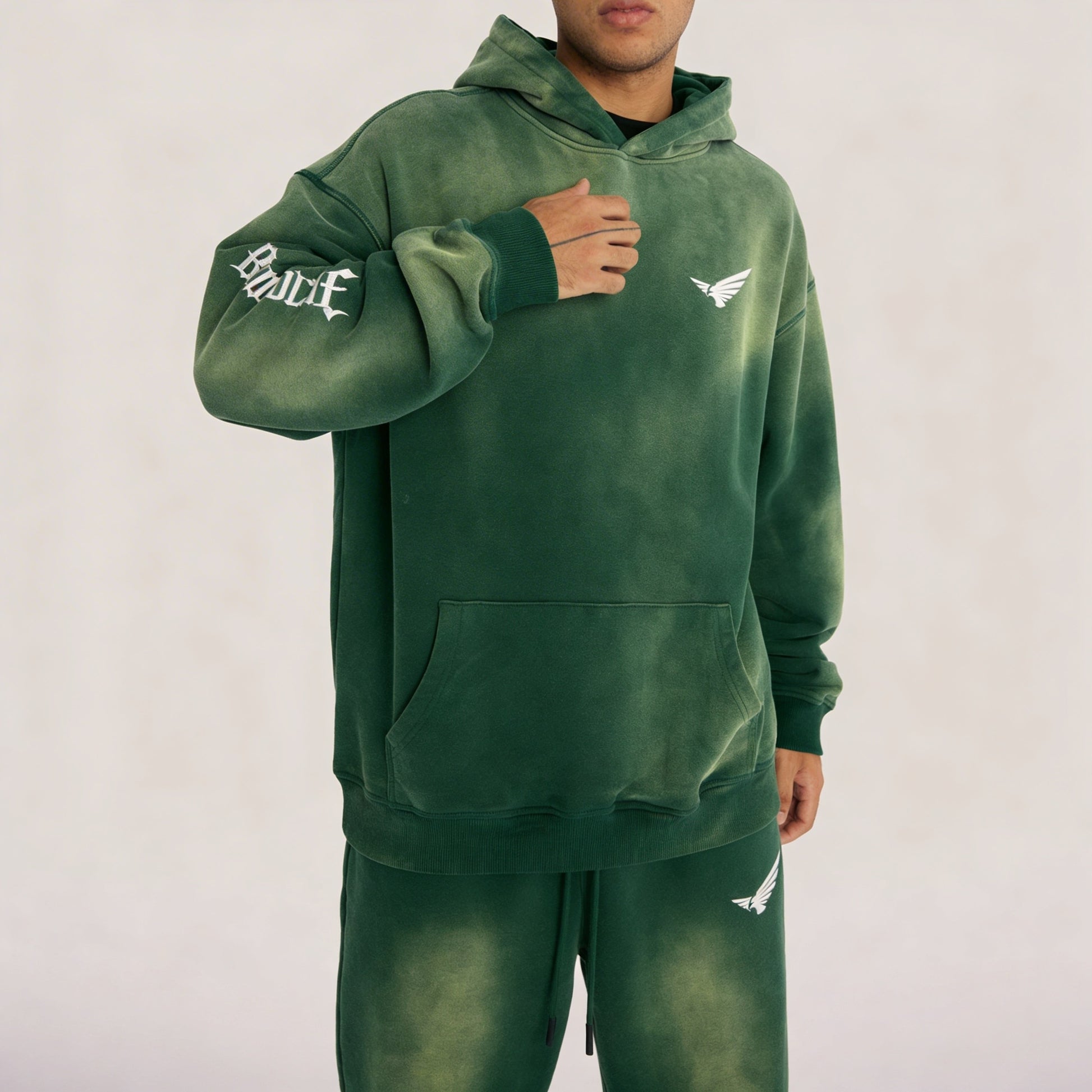 Bloodline 2.0 - 400GSM Unisex Super Heavyweight Sun Faded Hoodie