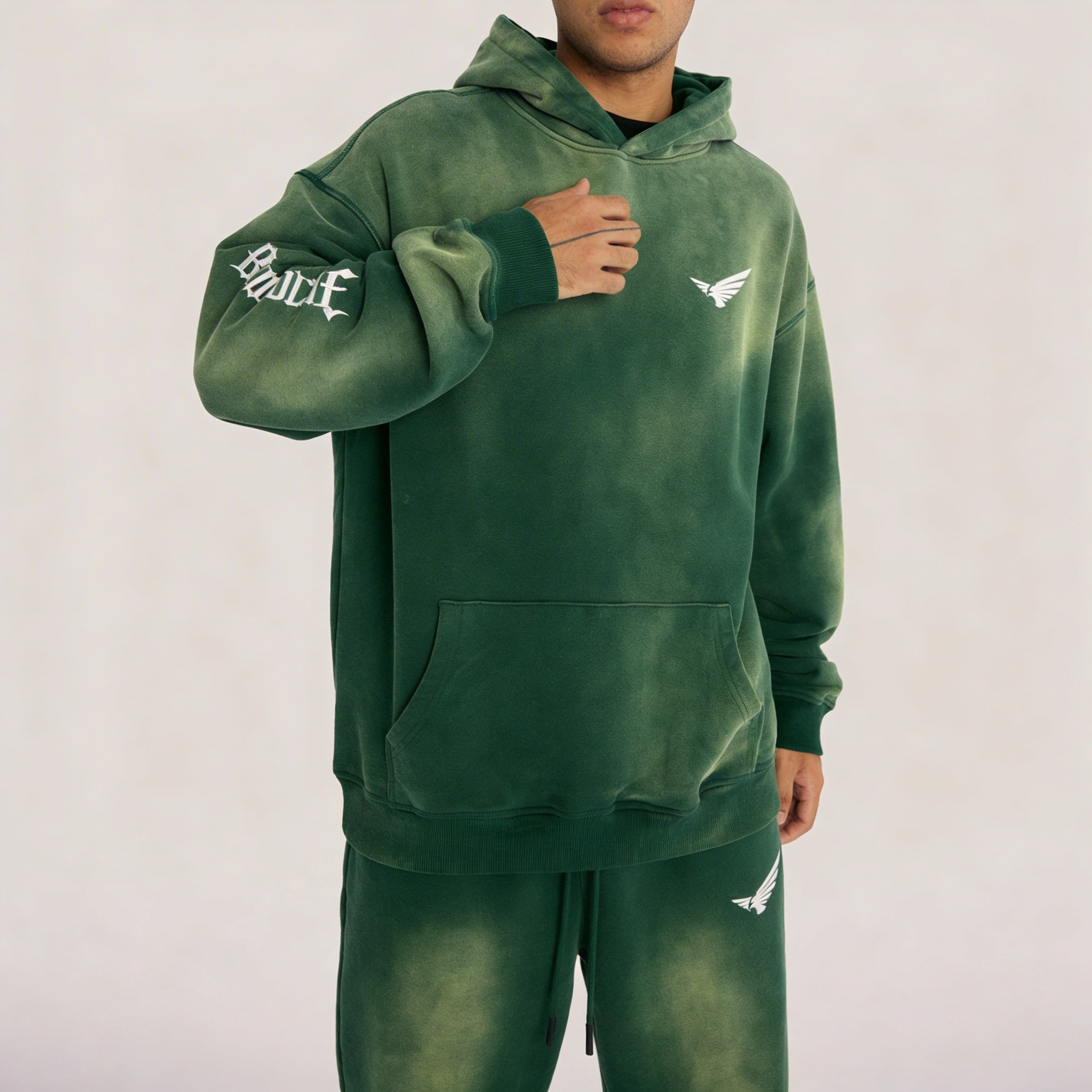 Bloodline 2.0 - 400GSM Unisex Super Heavyweight Sun Faded Hoodie