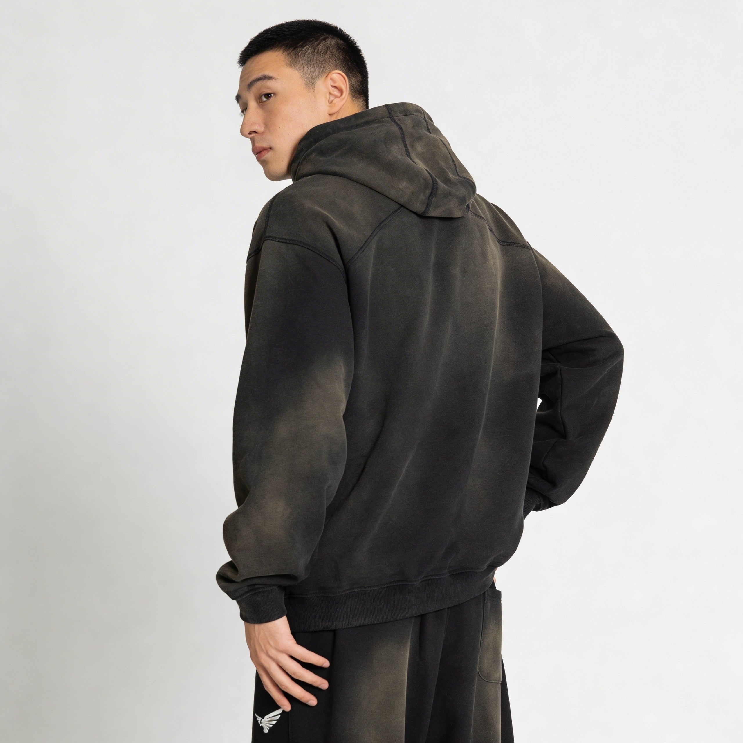 Bloodline 2.0 - 400GSM Unisex Super Heavyweight Sun Faded Hoodie