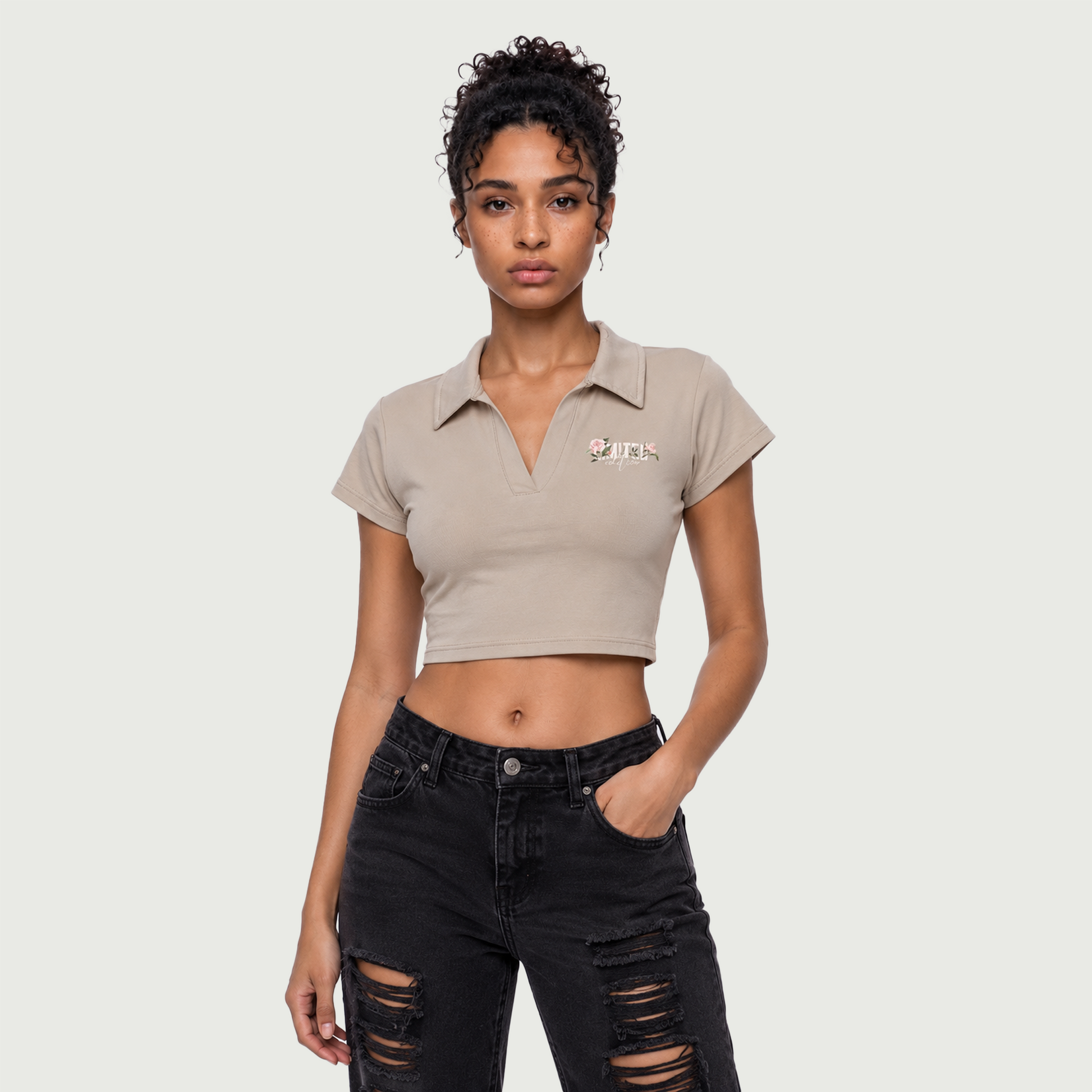 Glimpse | V-Neck Crop Top | ILYRIANEDGE