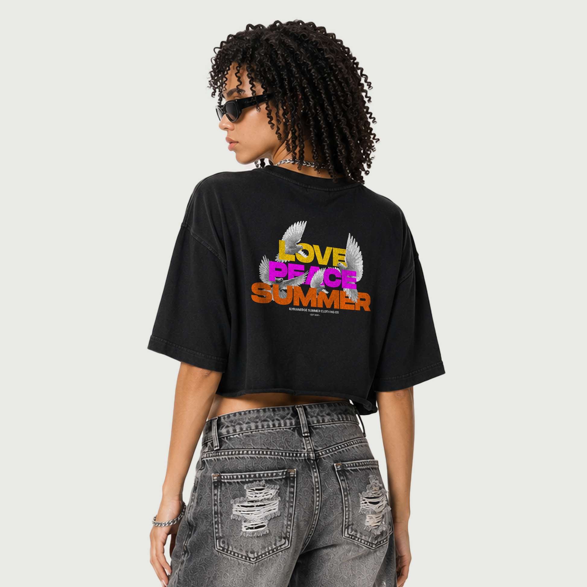 Endless Summer | Snow Washed Crop Top | ILYRIANEDGE