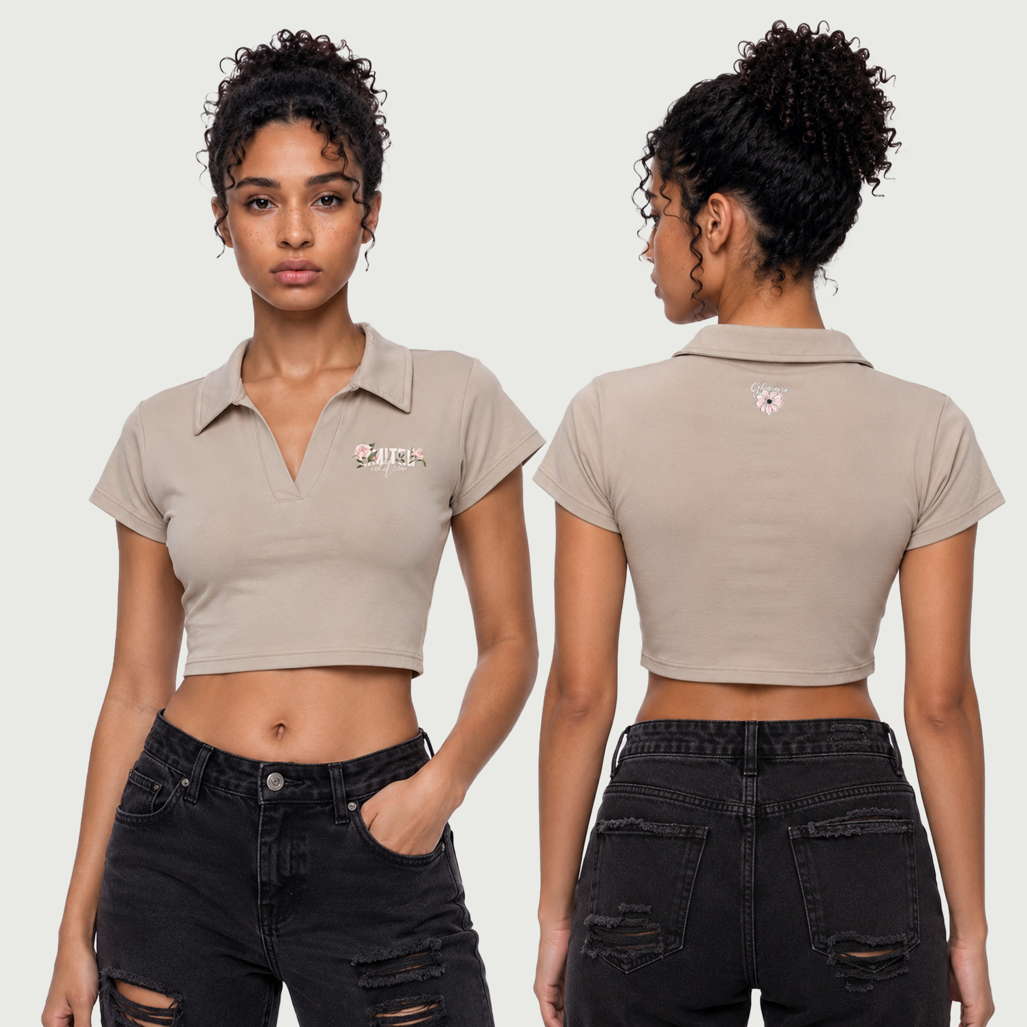 Glimpse | V-Neck Crop Top | ILYRIANEDGE