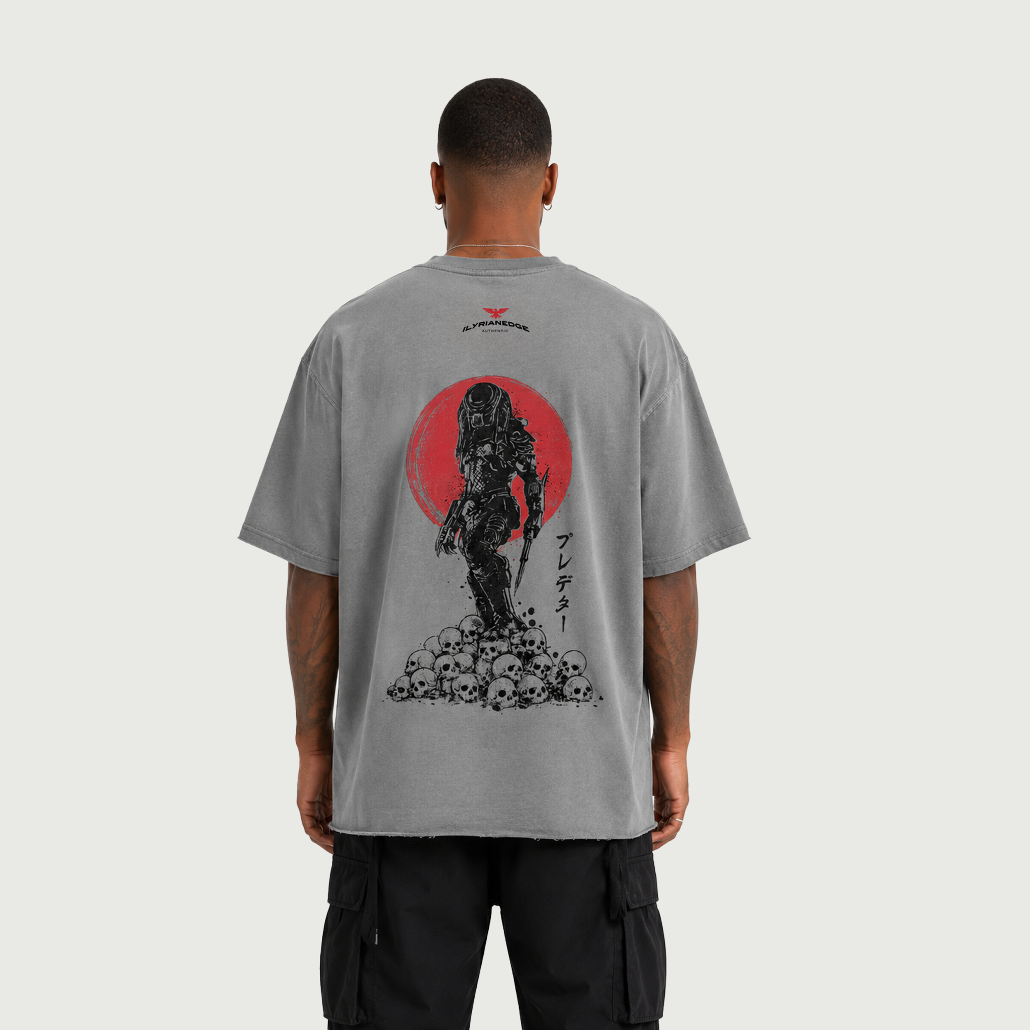 Predator | Faded Raw Hem T-Shirt | ILYRIANEDGE