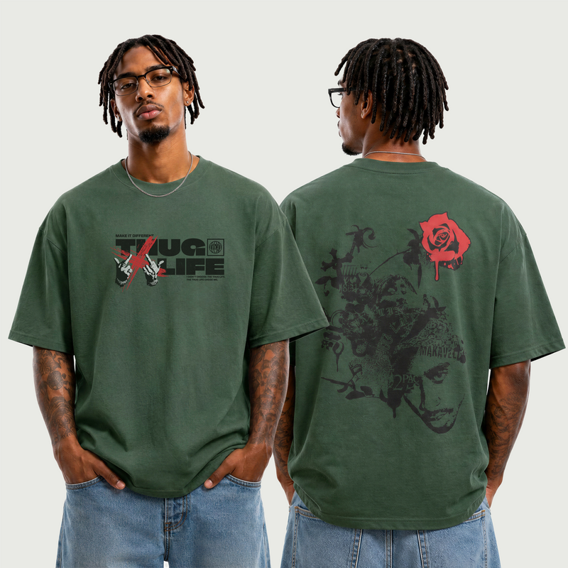 Thug Life | Oversized Crew Neck Tee | ILYRIANEDGE
