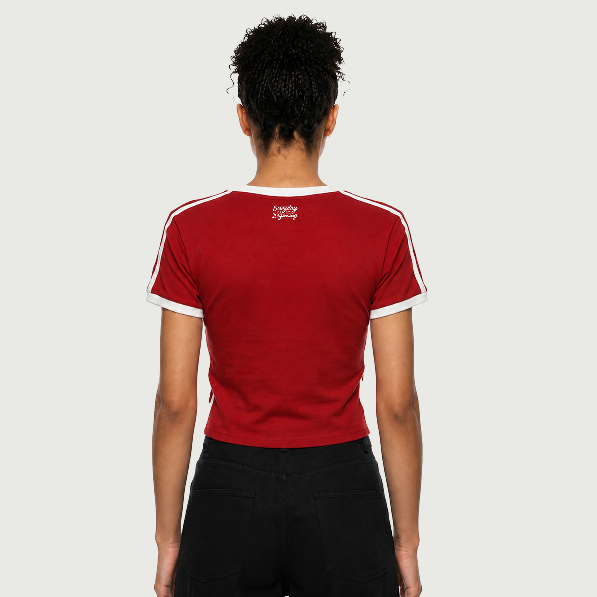 Everyday Beginnings | V-Neck Crop T-Shirt | ILYRIANEDGE