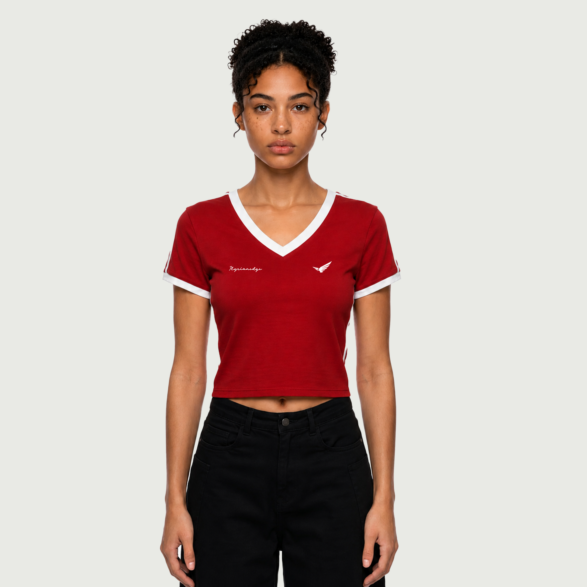 Everyday Beginnings | V-Neck Crop T-Shirt | ILYRIANEDGE