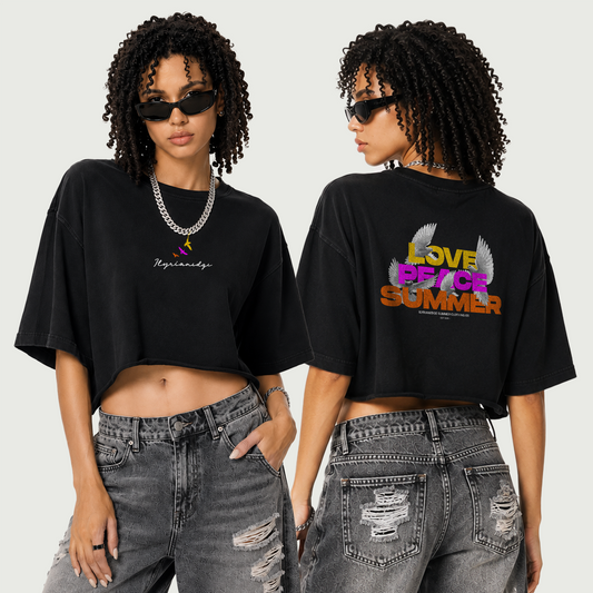Endless Summer | Snow Washed Crop Top | ILYRIANEDGE