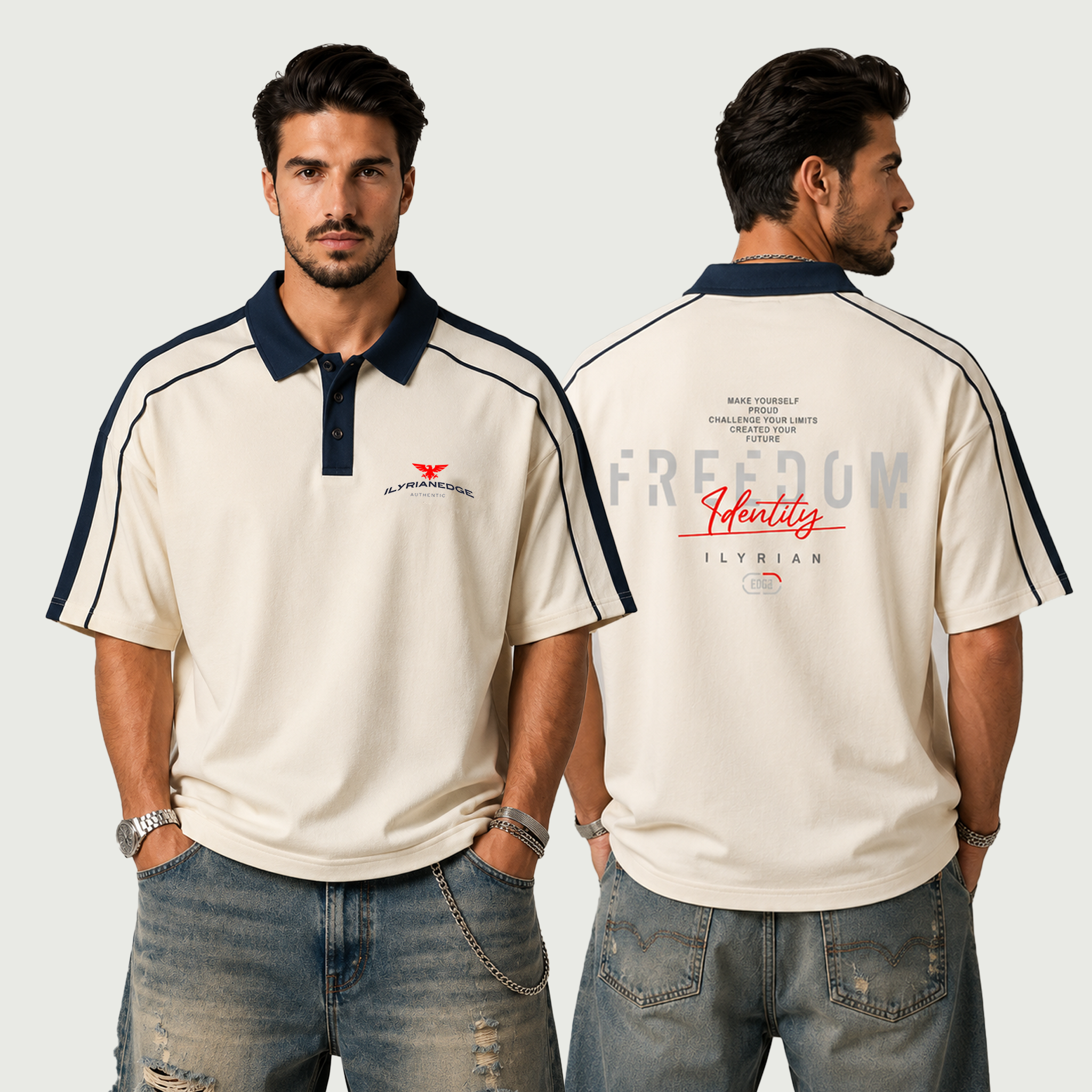 Ilyrianedge Polo | Contrast Collar Polo | ILYRIANEDGE