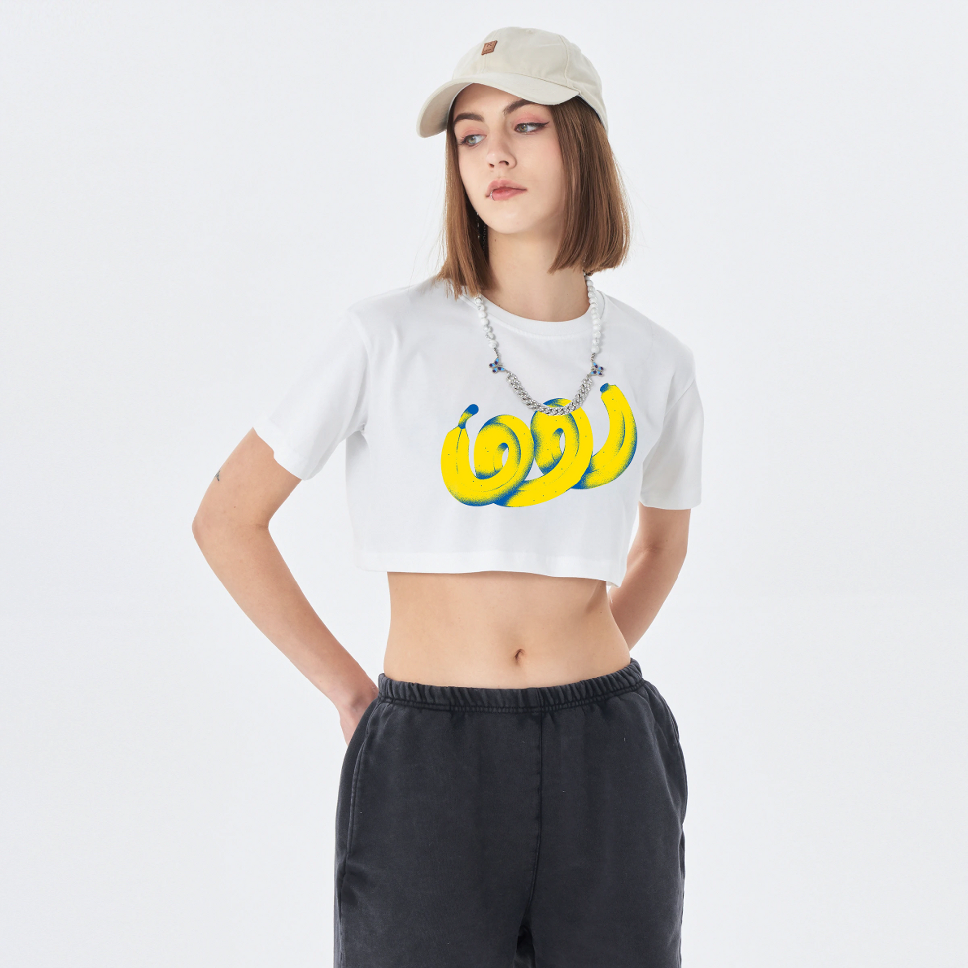 Banananana | Women's Crop Top T-Shirt | ILYRIANEDGE