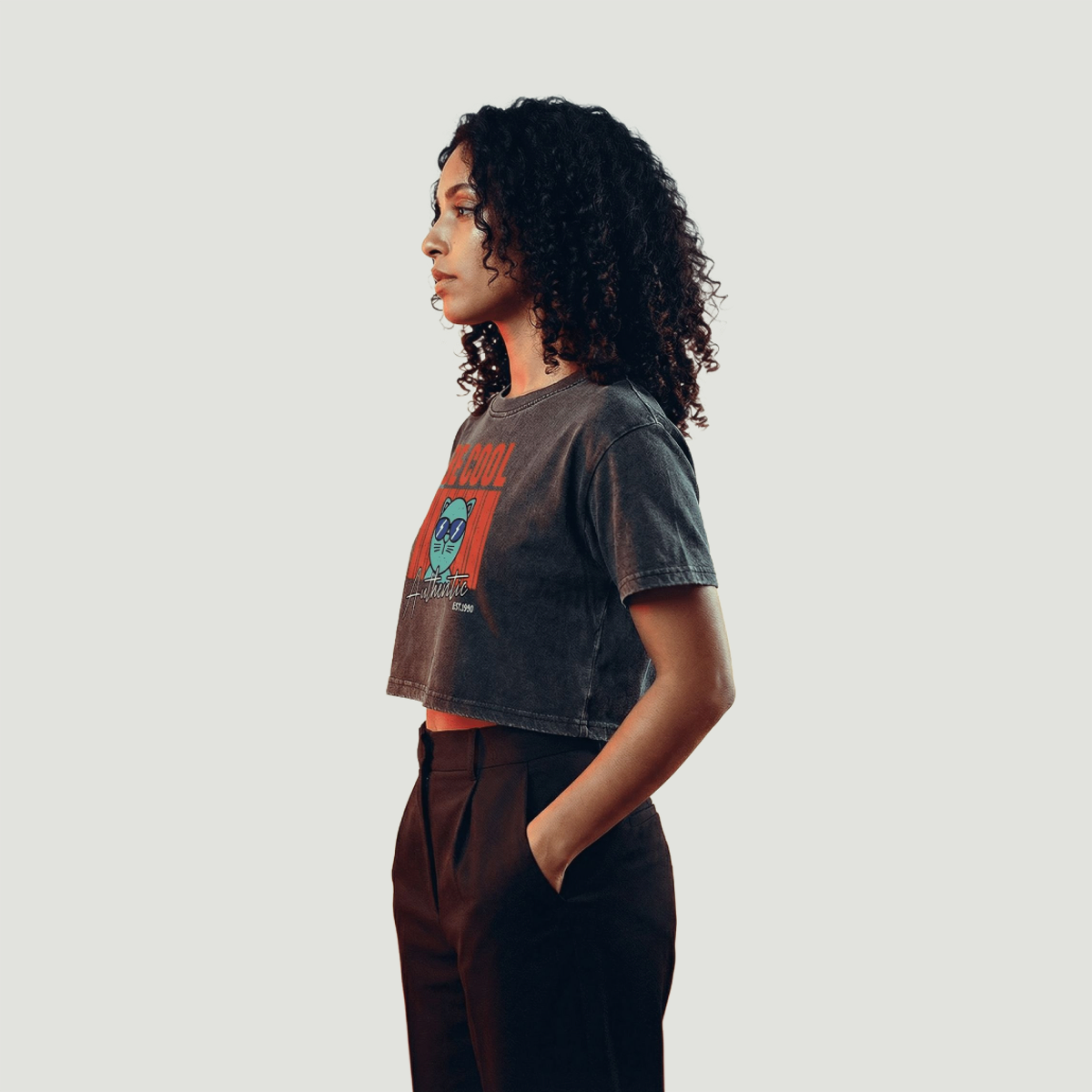 Be Cool | Women's Snow Wash Crop Top | ILYRIANEDGE