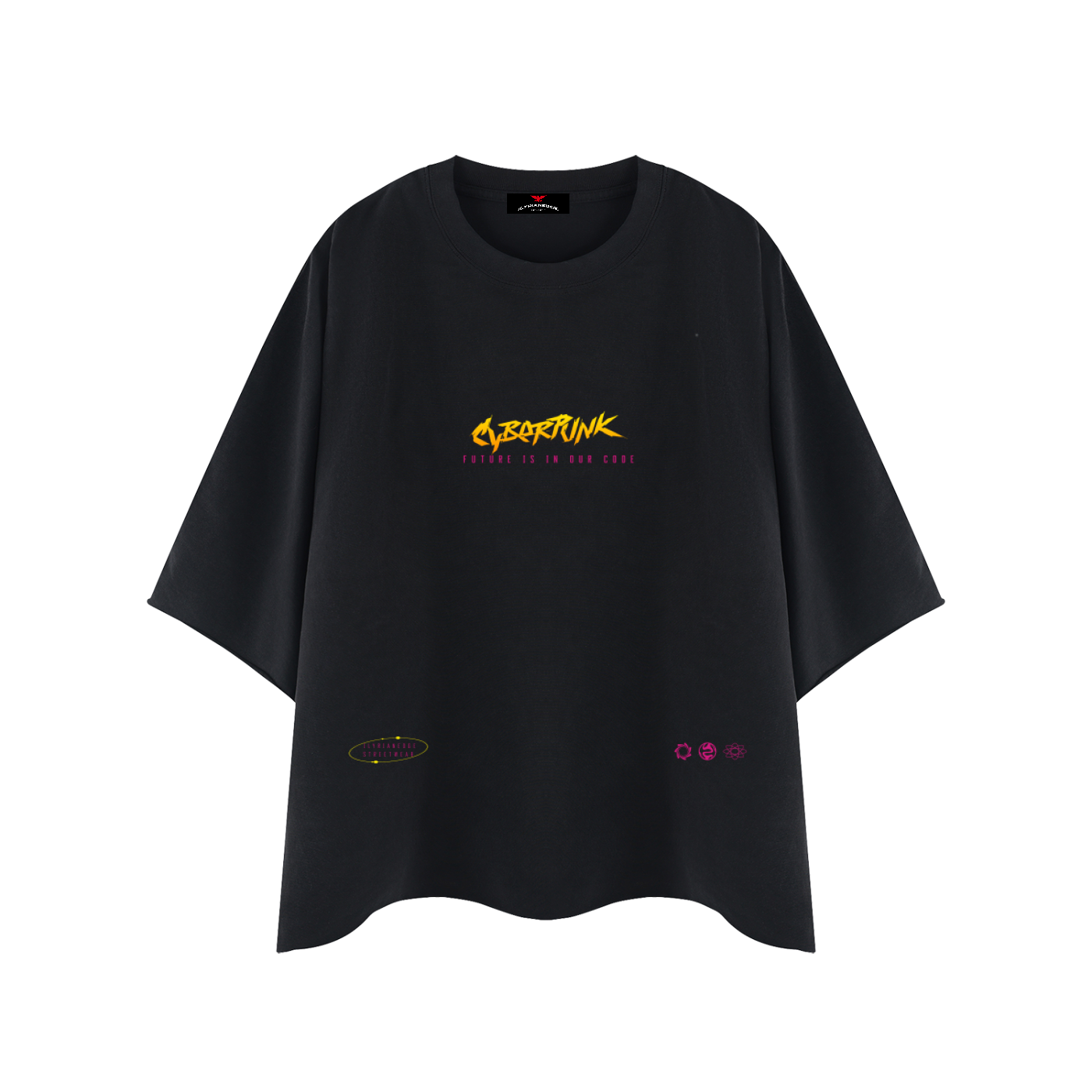 Cyberpunk | Heavyweight Boxy Raw Edge T-Shirt | ILYRIANEDGE