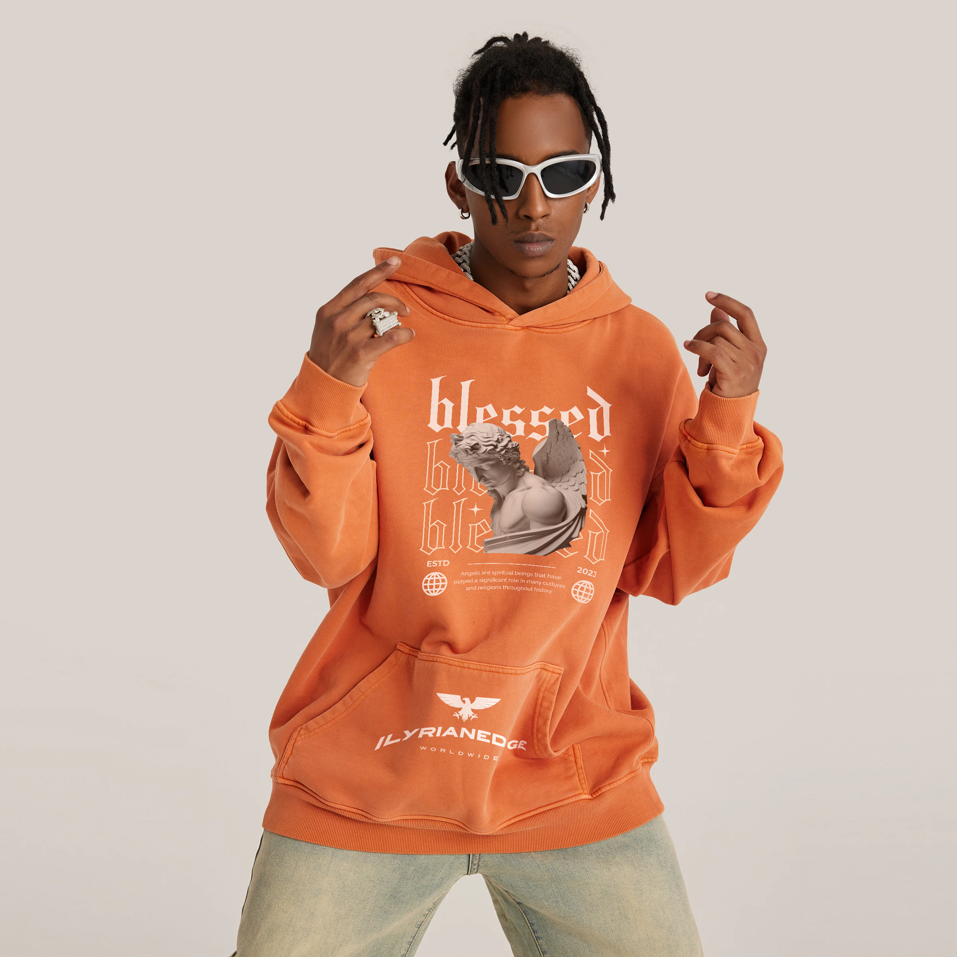 Blessed Hoodie | Oversized Retro Hoodie | ILYRIANEDGE