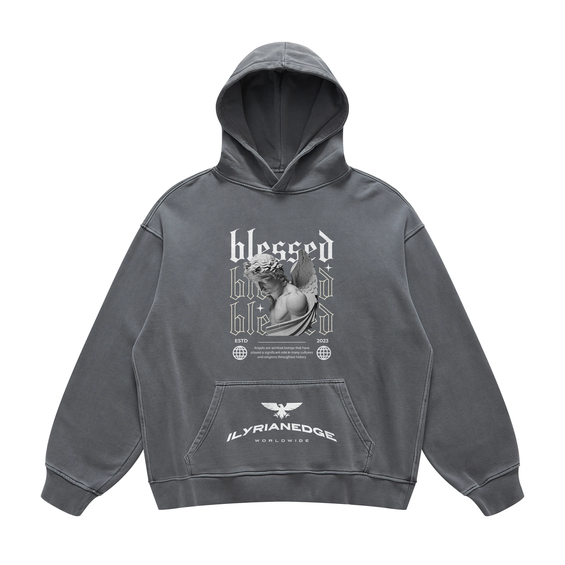 Blessed Hoodie | Oversized Retro Hoodie | ILYRIANEDGE