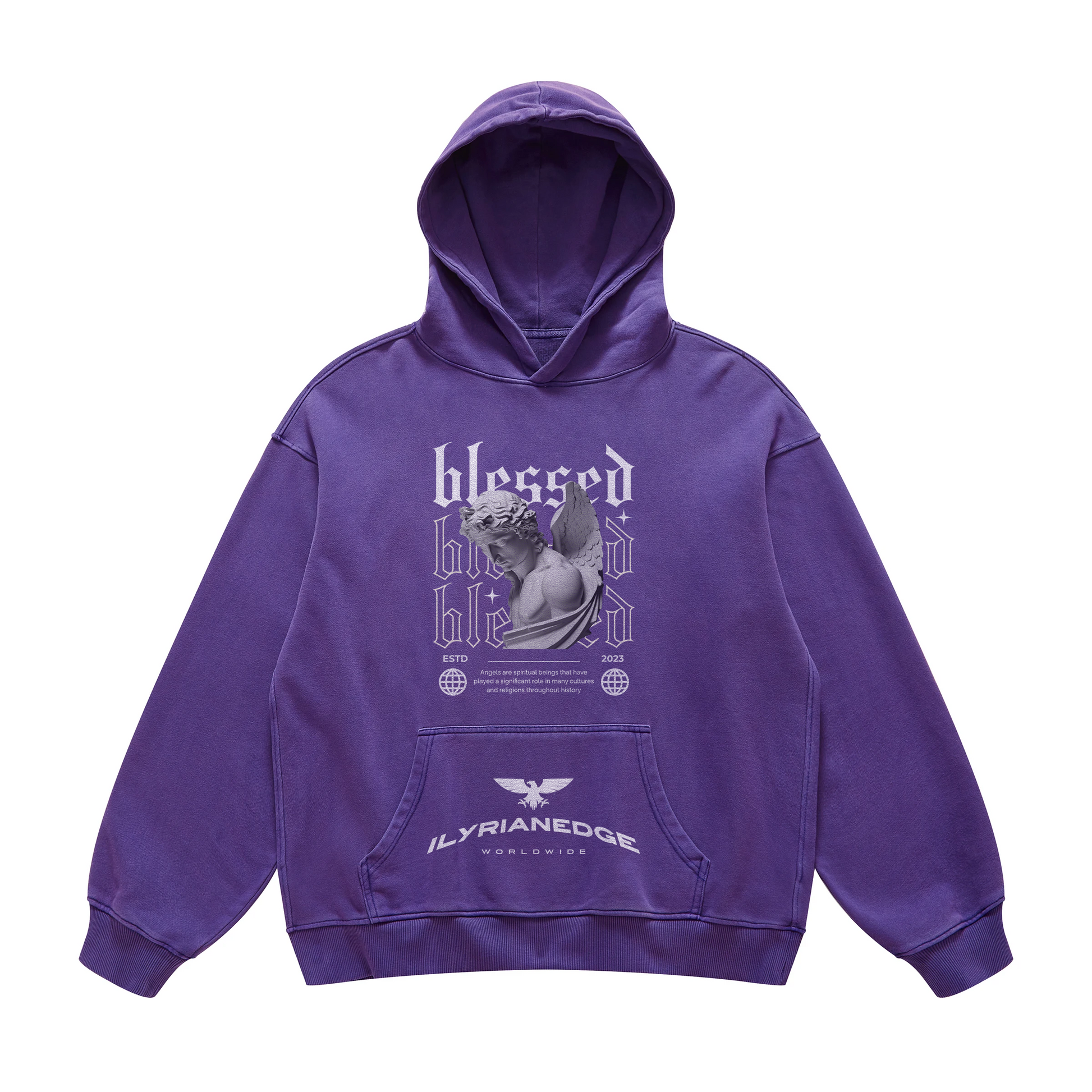 Blessed Hoodie | Oversized Retro Hoodie | ILYRIANEDGE