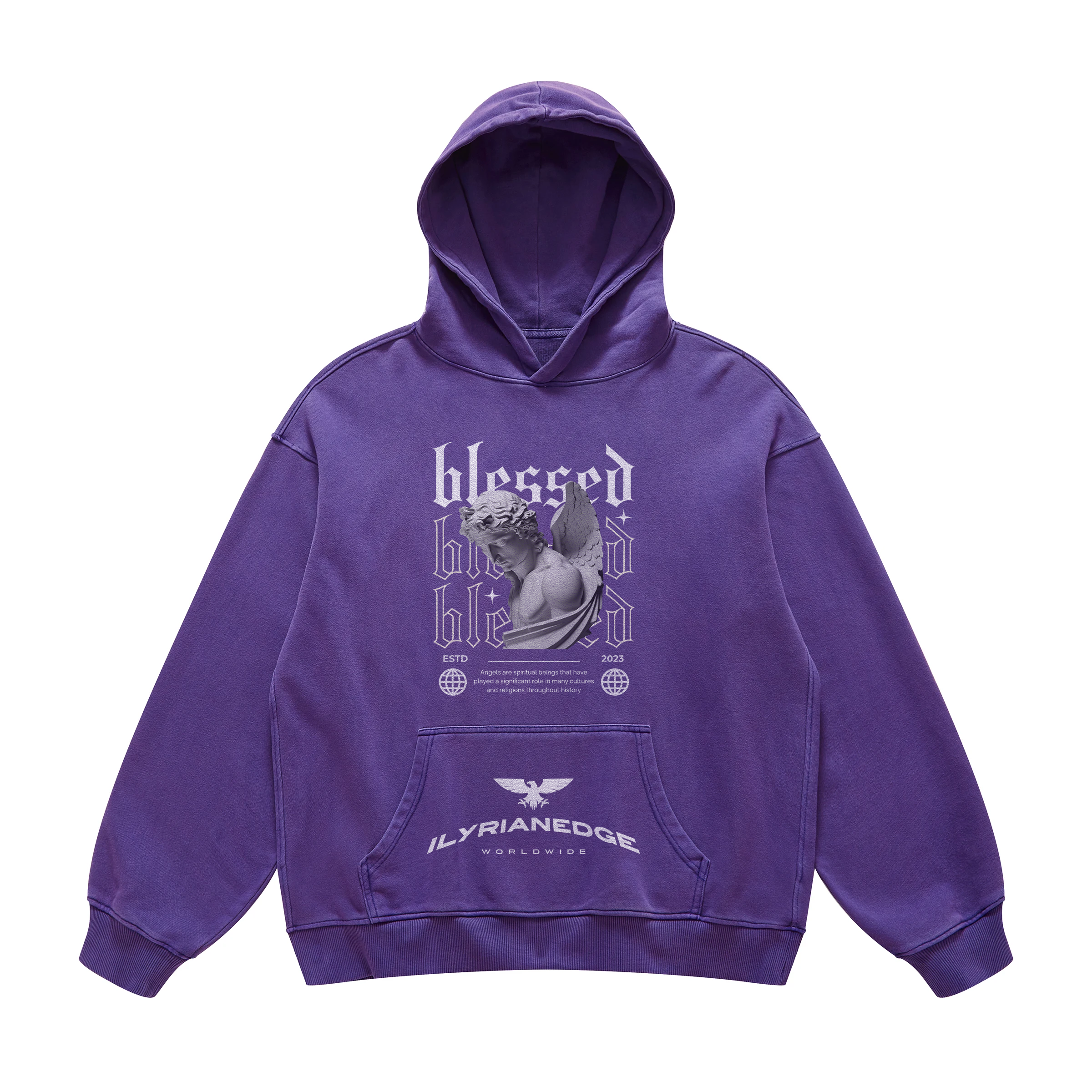 Blessed Hoodie | Oversized Retro Hoodie | ILYRIANEDGE