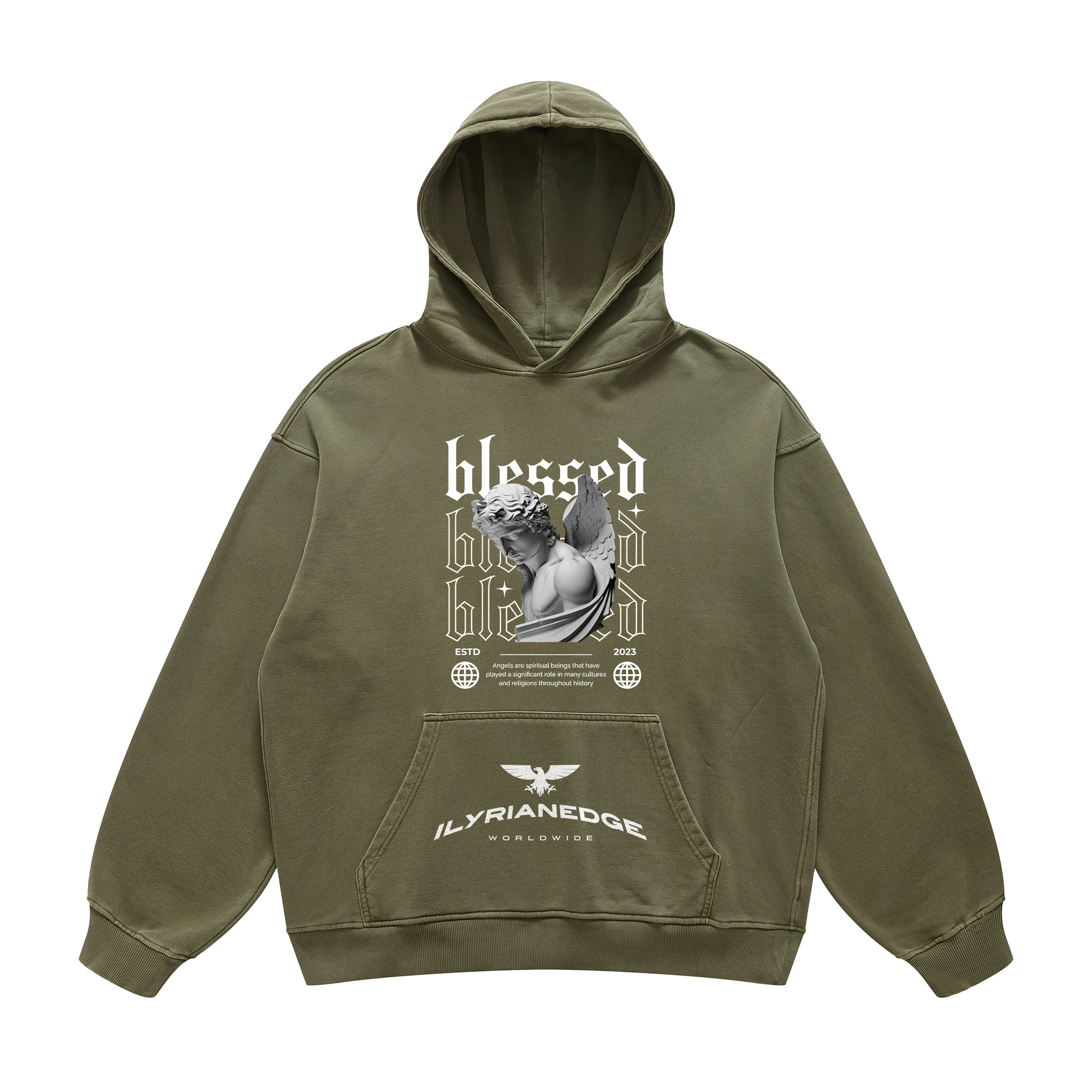 Blessed Hoodie | Oversized Retro Hoodie | ILYRIANEDGE