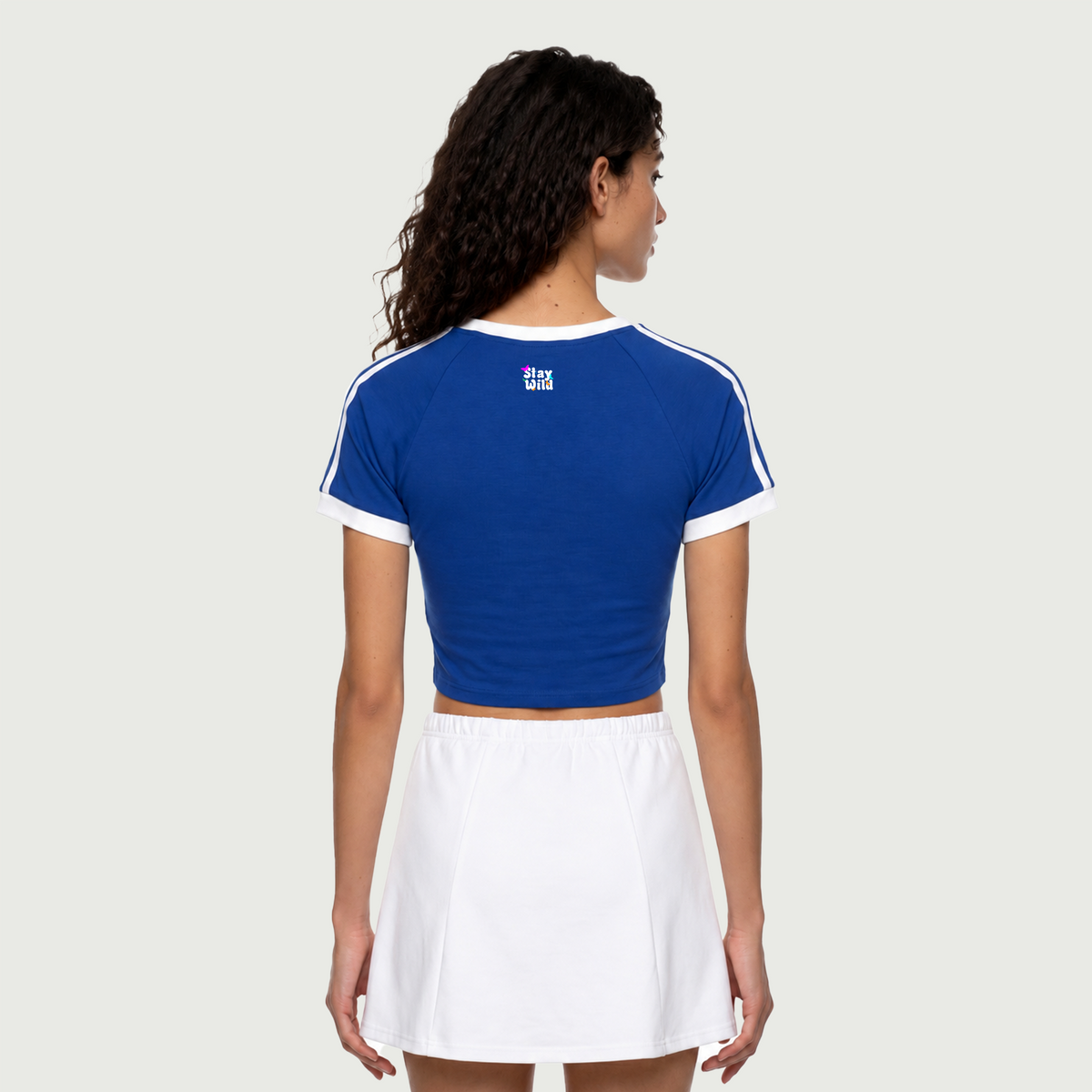 Stay Wild | Sporty Streetwear Crop Tee | ILYRIANEDGE