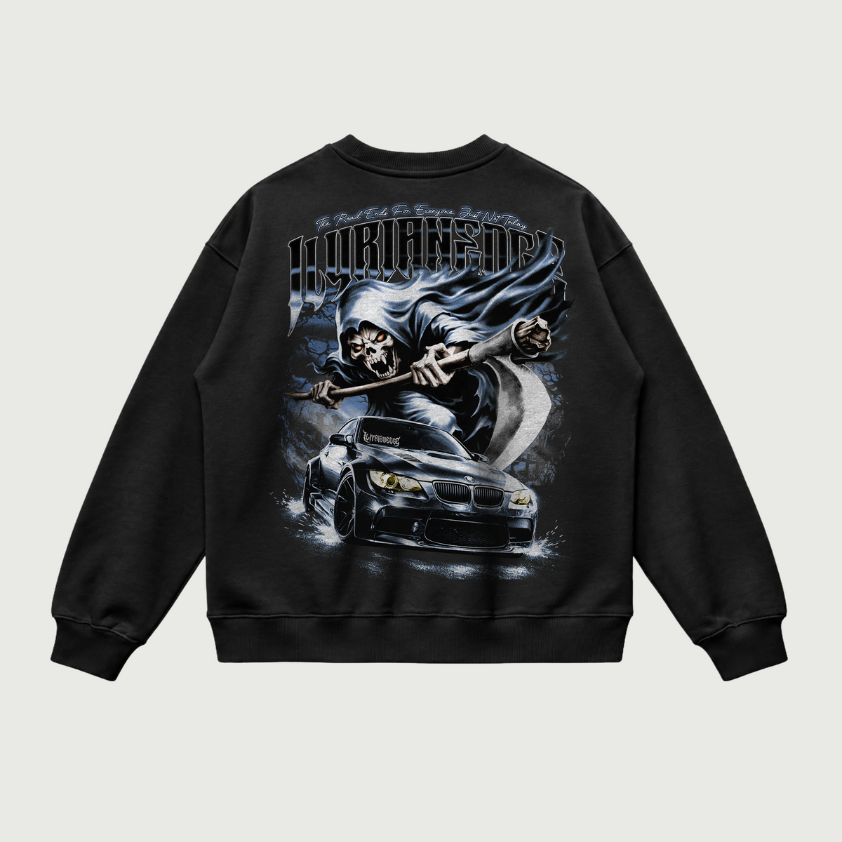 Grave Shift | 370GSM Heavyweight Oversized Sweatshirt | ILYRIANEDGE