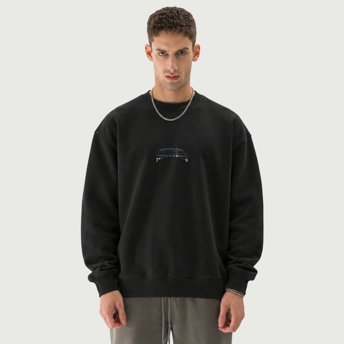 Grave Shift | 370GSM Heavyweight Oversized Sweatshirt | ILYRIANEDGE