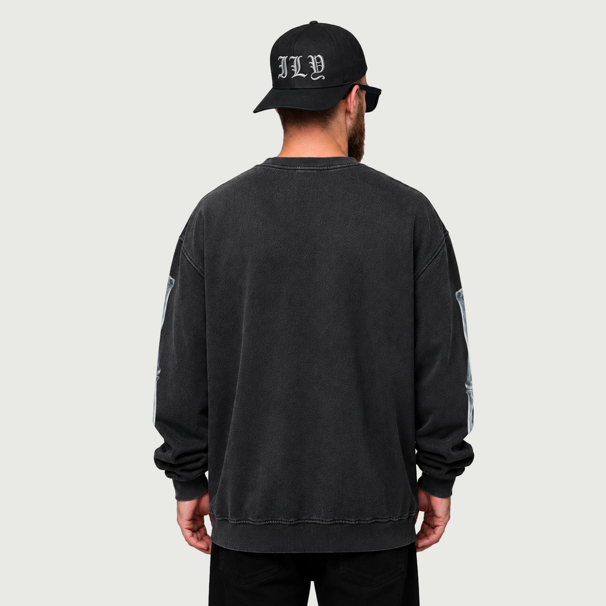 Exposed | 440GSM Oversized Faded Sweatshirt  | ILYRIANEDGE